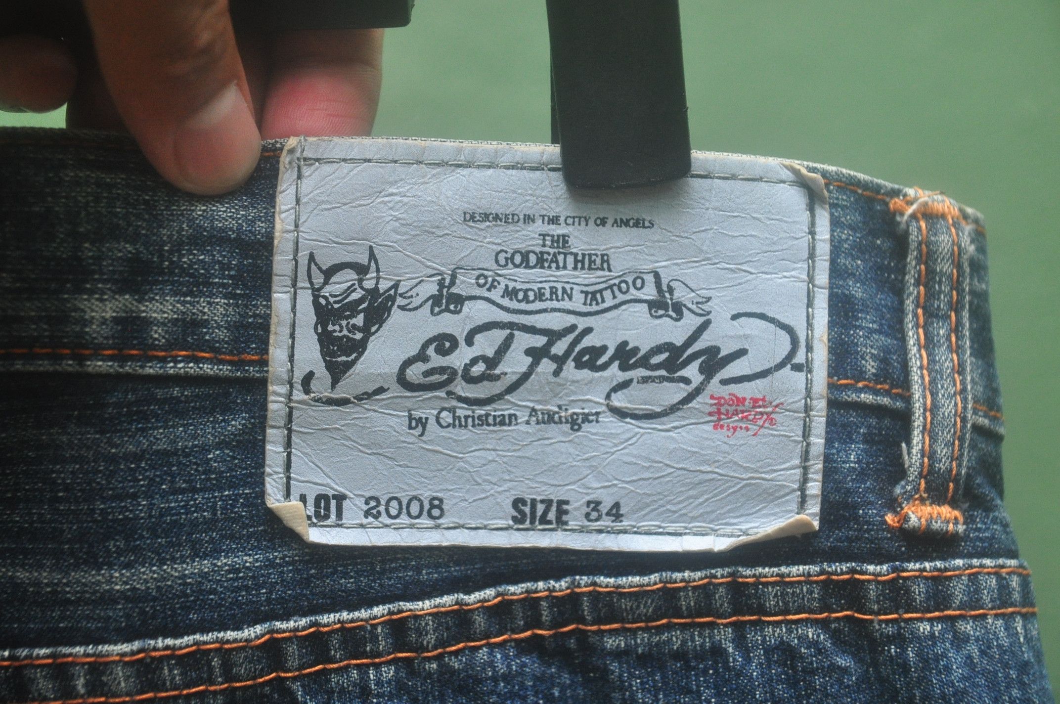 Ed Hardy Vintage Ed Hardy By Christian Andigier Fashion Style Size US 36 / EU 52 - 11 Thumbnail