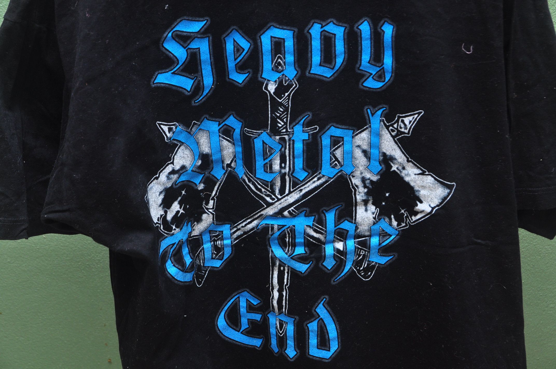 Band Tees Vintage Sacred Steel Metal Band Music Travis Scott Style Size US XL / EU 56 / 4 - 4 Thumbnail