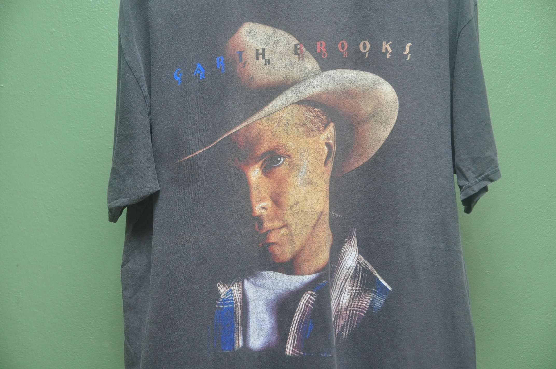 Band Tees × Designer × Vintage Vintage Garth Brooks Fresh Horses Shirt Designer Style Size US XL / EU 56 / 4 - 3 Thumbnail