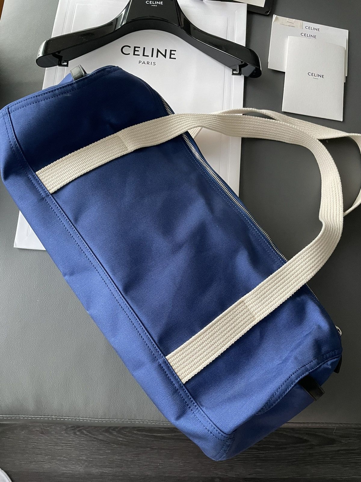 Celine × Hedi Slimane Rare Brand New Hedi Runway My Own Worst ENE My Duffle Bag Size ONE SIZE - 13 Thumbnail