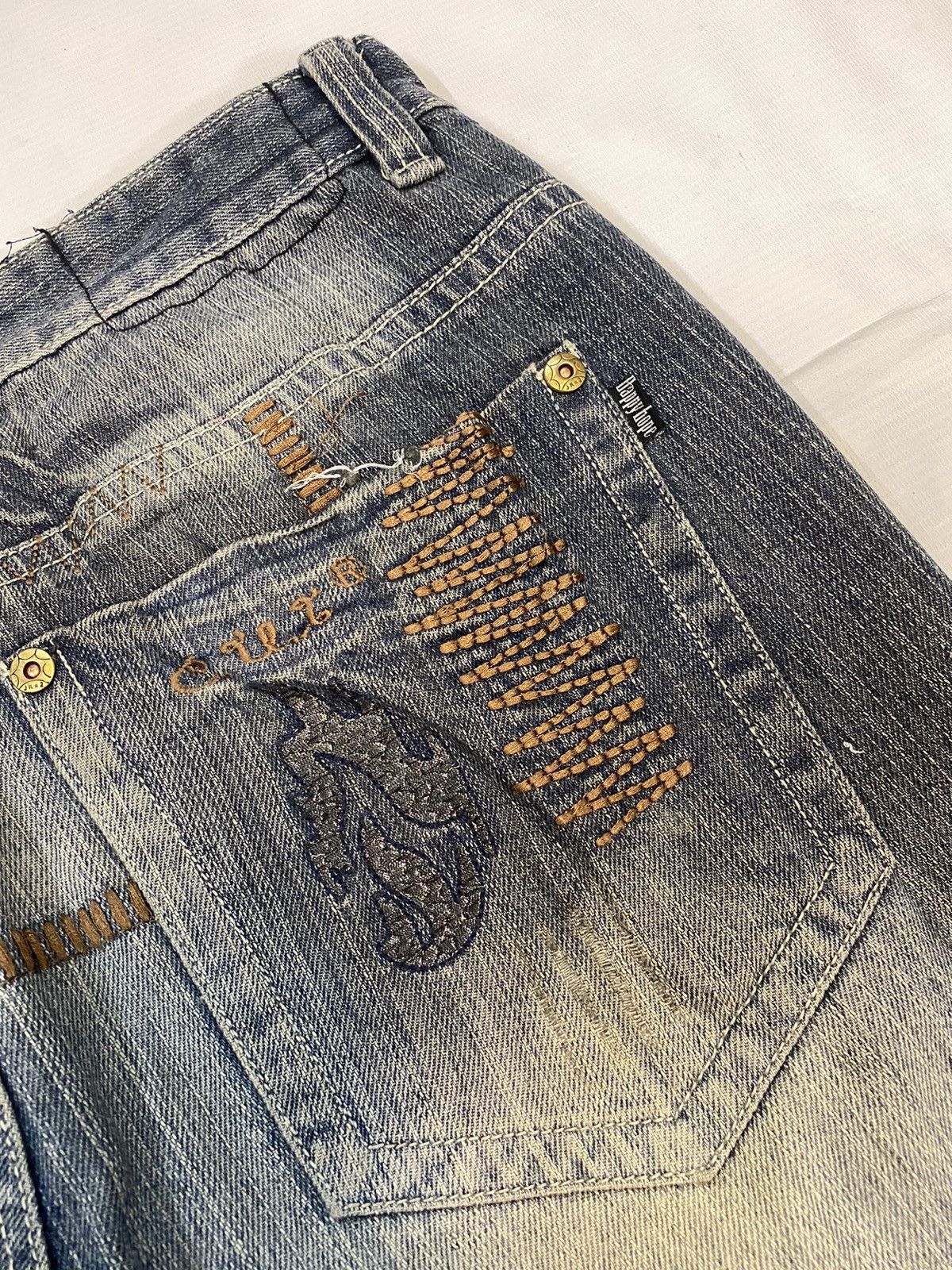 Designer × Japanese Brand Happy Hope Denim Jeans Japanese Brand Size US 32 / EU 48 - 13 Thumbnail