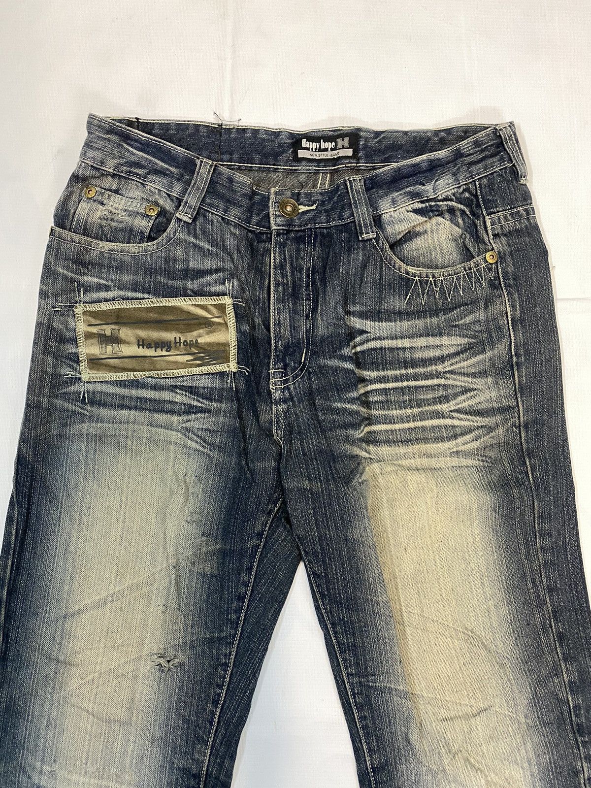 Designer × Japanese Brand Happy Hope Denim Jeans Japanese Brand Size US 32 / EU 48 - 2 Thumbnail