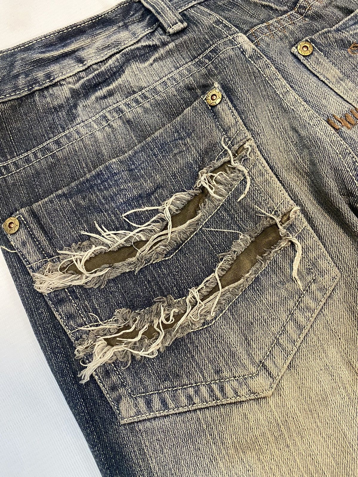 Designer × Japanese Brand Happy Hope Denim Jeans Japanese Brand Size US 32 / EU 48 - 12 Thumbnail