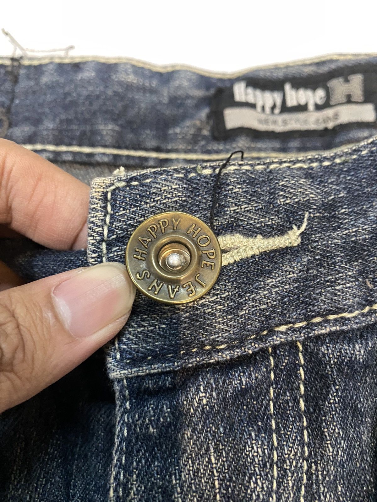 Designer × Japanese Brand Happy Hope Denim Jeans Japanese Brand Size US 32 / EU 48 - 8 Thumbnail