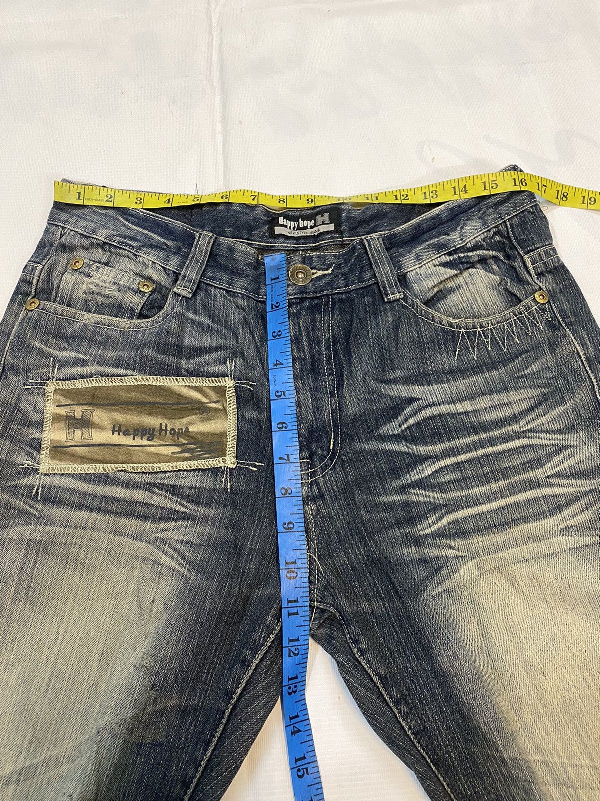 Designer × Japanese Brand Happy Hope Denim Jeans Japanese Brand Size US 32 / EU 48 - 14 Thumbnail