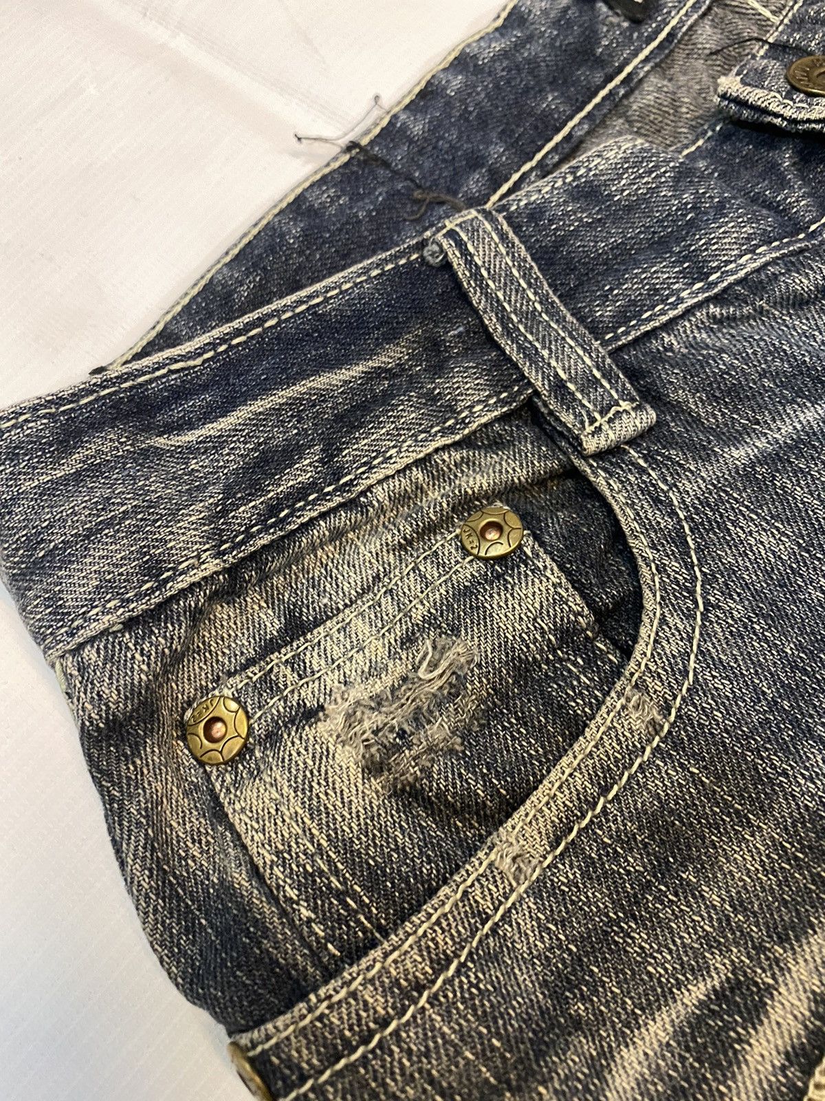 Designer × Japanese Brand Happy Hope Denim Jeans Japanese Brand Size US 32 / EU 48 - 4 Thumbnail