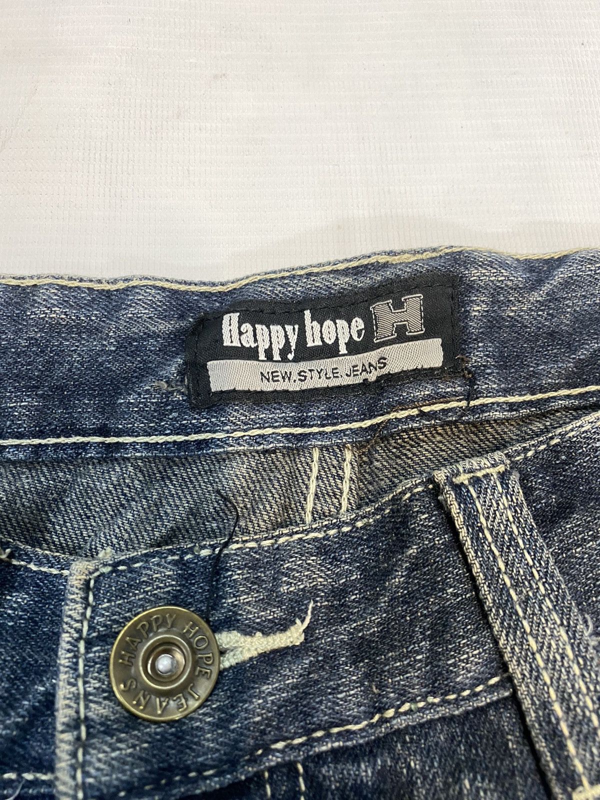 Designer × Japanese Brand Happy Hope Denim Jeans Japanese Brand Size US 32 / EU 48 - 7 Thumbnail