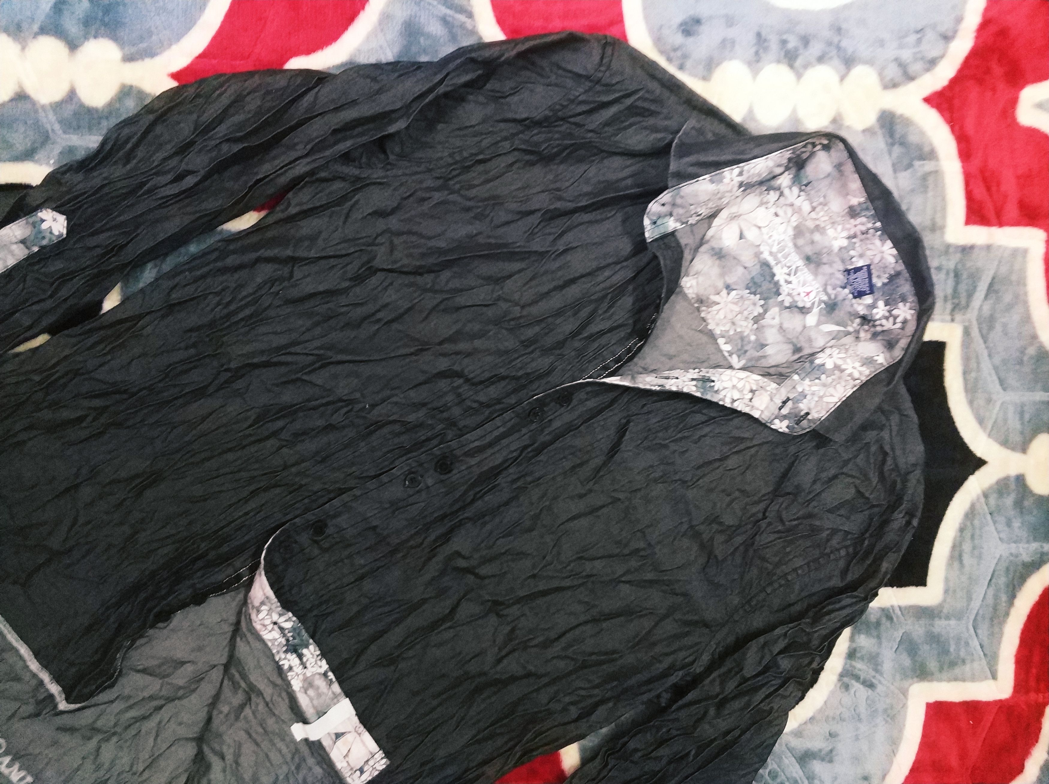 English Laundry 🔥Rare English Laundry x John Lennon Black Floral Shirt Size US M / EU 48-50 / 2 - 2 Thumbnail