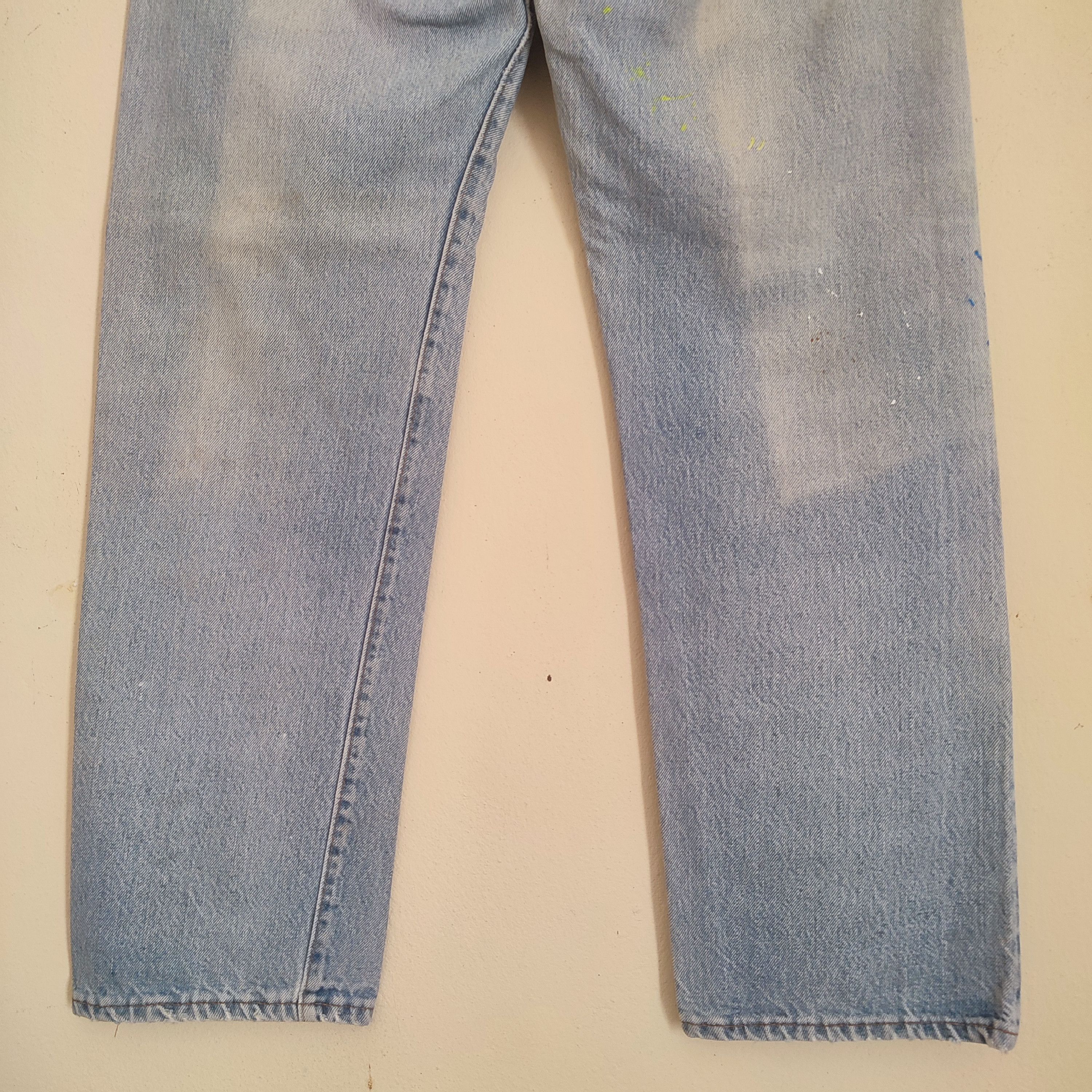 Levis 501 Custom Futura Art Denim Jeans