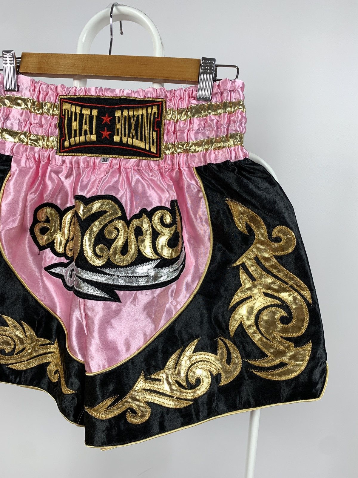 Japanese Brand Vintage Muay Thai Boxing Pink Shorts Size US 32 / EU 48 - 4 Thumbnail