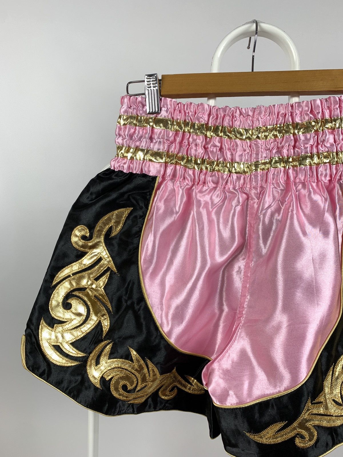 Japanese Brand Vintage Muay Thai Boxing Pink Shorts Size US 32 / EU 48 - 7 Thumbnail