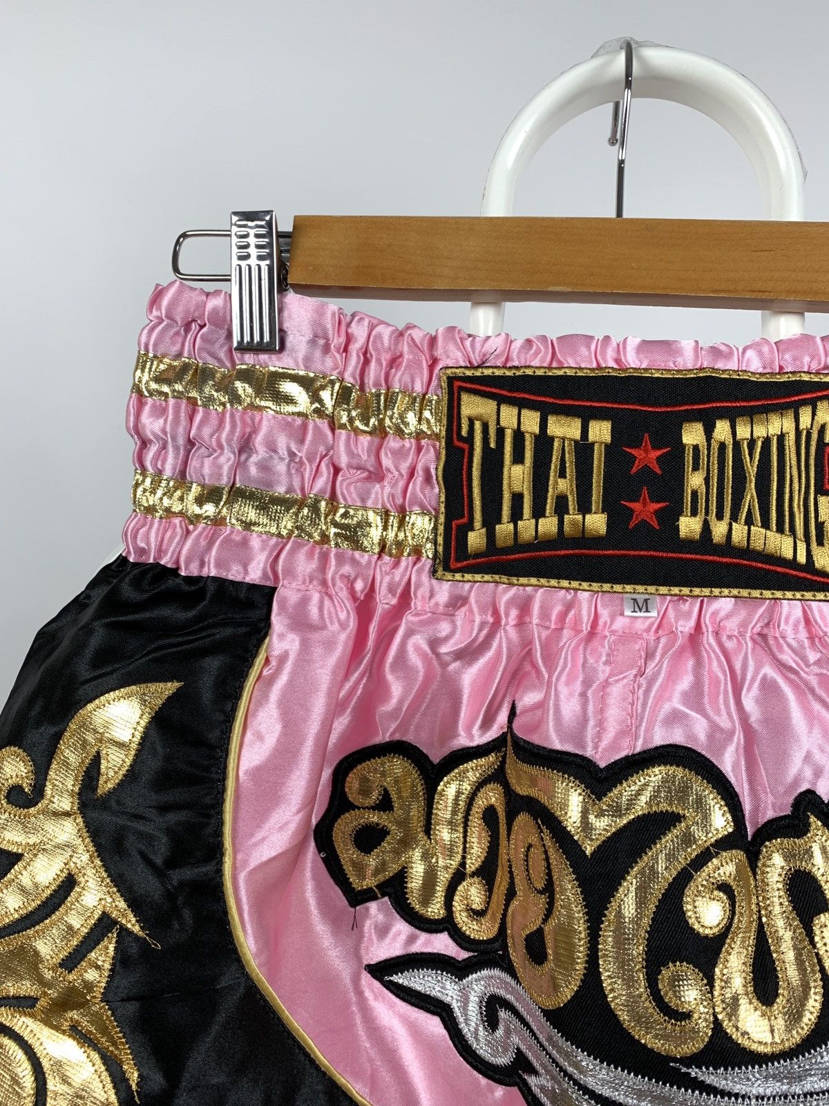 Japanese Brand Vintage Muay Thai Boxing Pink Shorts Size US 32 / EU 48 - 6 Thumbnail