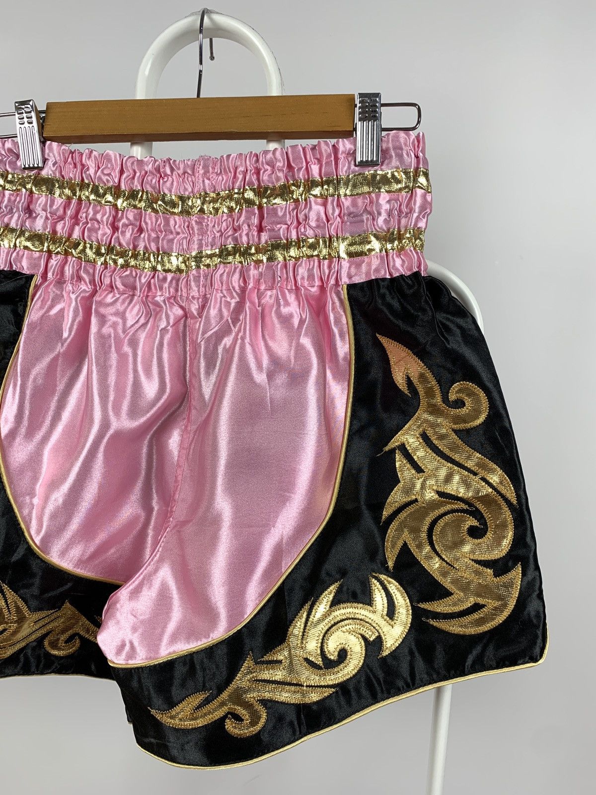 Japanese Brand Vintage Muay Thai Boxing Pink Shorts Size US 32 / EU 48 - 8 Thumbnail