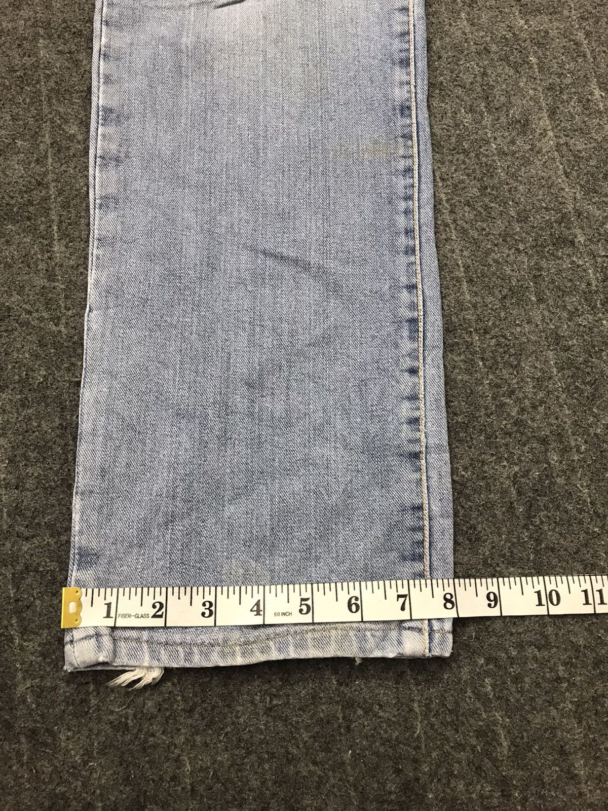 Edwin Vtg 90s Edwin Lot 703 Distressed Denim Jeans Indigo Design Size US 29 - 19 Thumbnail