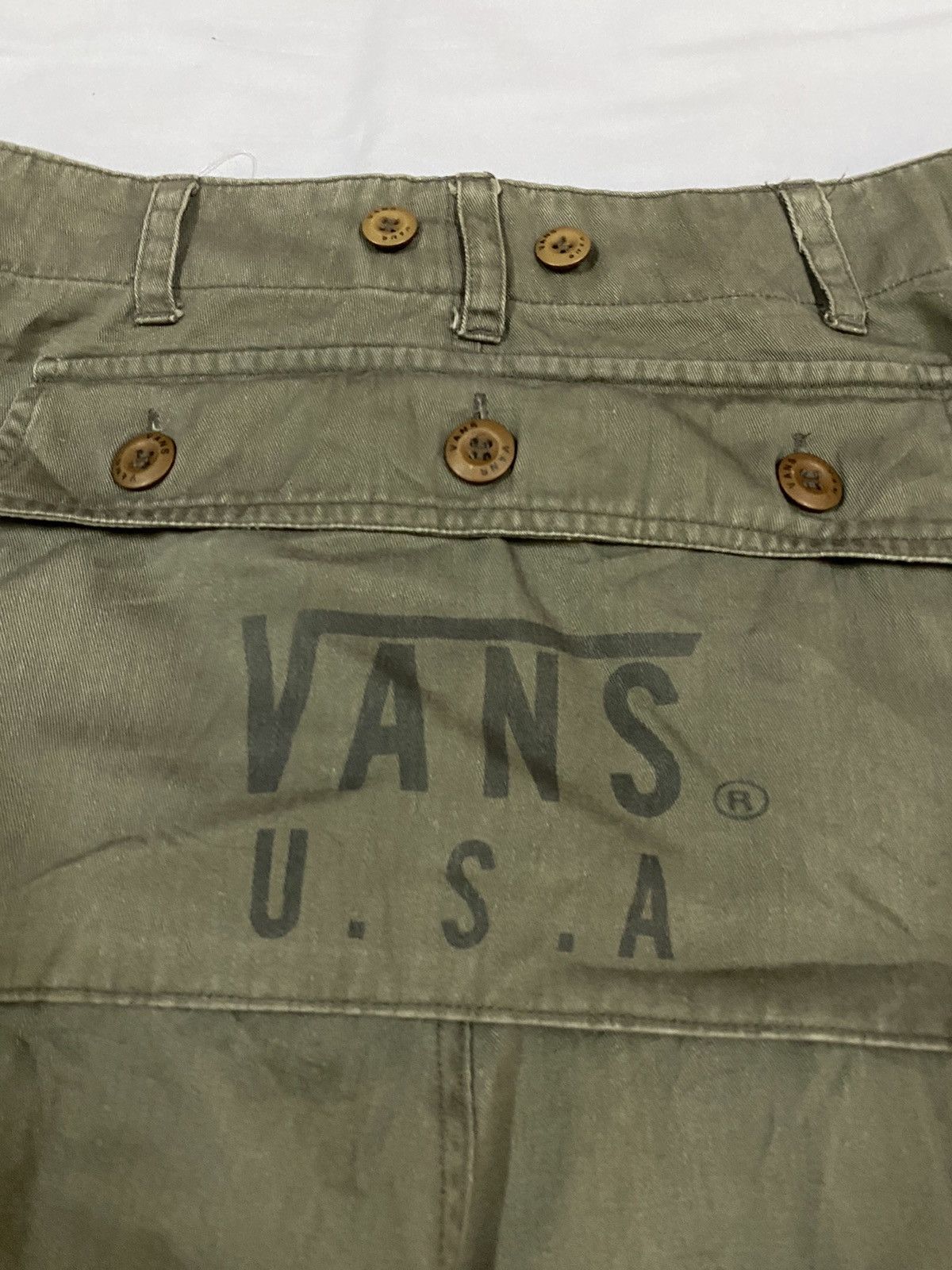 Vans × Vintage Vtg Vans Usa Monkey Pants Cargo Pocket Size US 30 / EU 46 - 3 Thumbnail