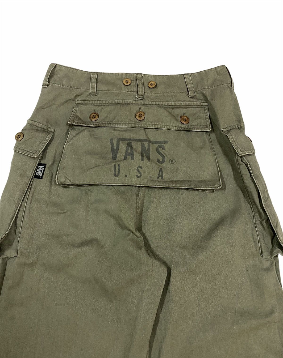 Vans × Vintage Vtg Vans Usa Monkey Pants Cargo Pocket Size US 30 / EU 46 - 4 Thumbnail