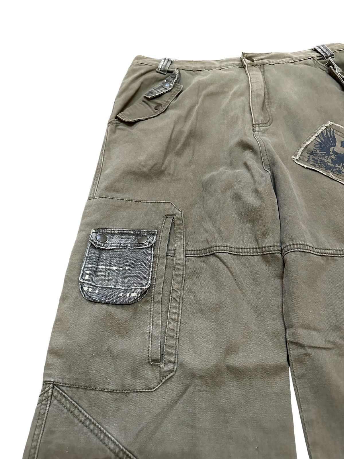 Japanese Brand vintage cargo pants japanese brand 2 way pants Size US 34 / EU 50 - 9 Thumbnail