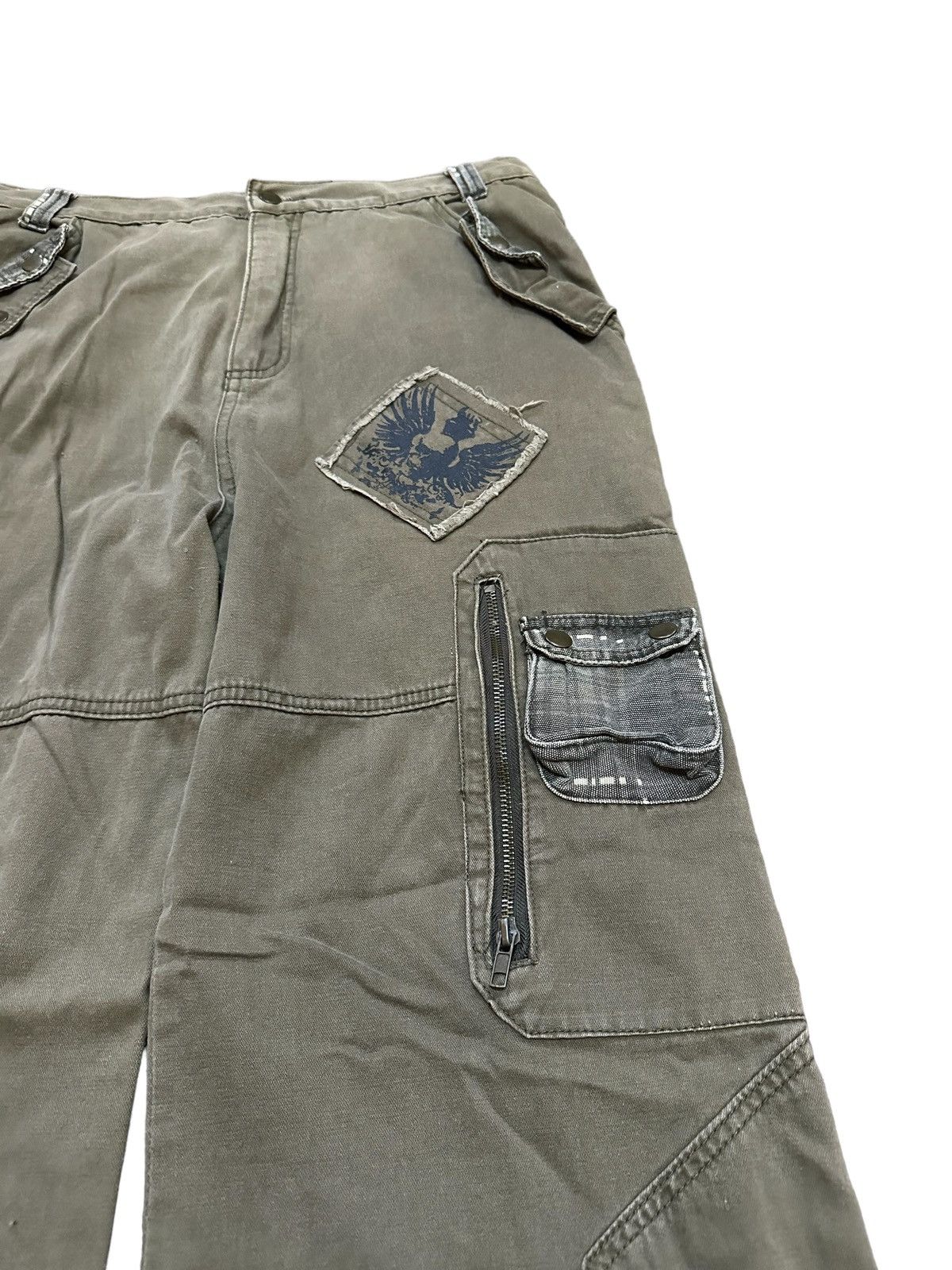 Japanese Brand vintage cargo pants japanese brand 2 way pants Size US 34 / EU 50 - 8 Thumbnail