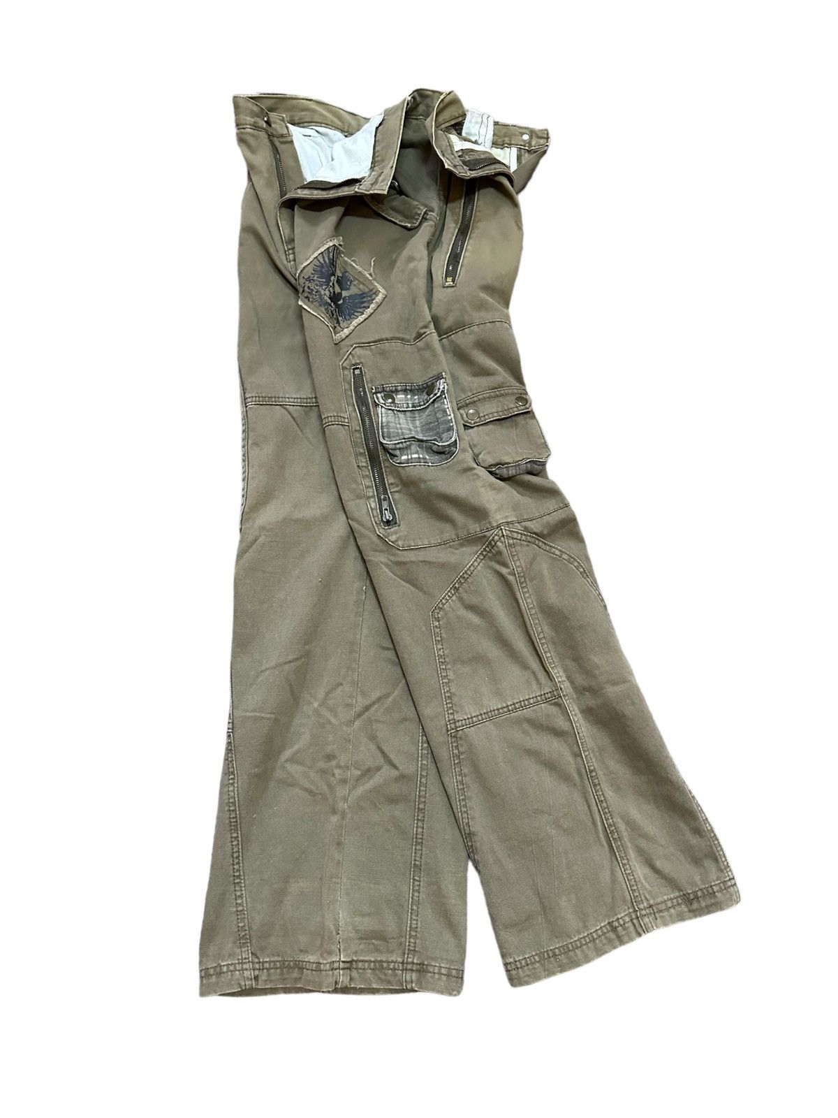 Japanese Brand vintage cargo pants japanese brand 2 way pants Size US 34 / EU 50 - 1 Thumbnail
