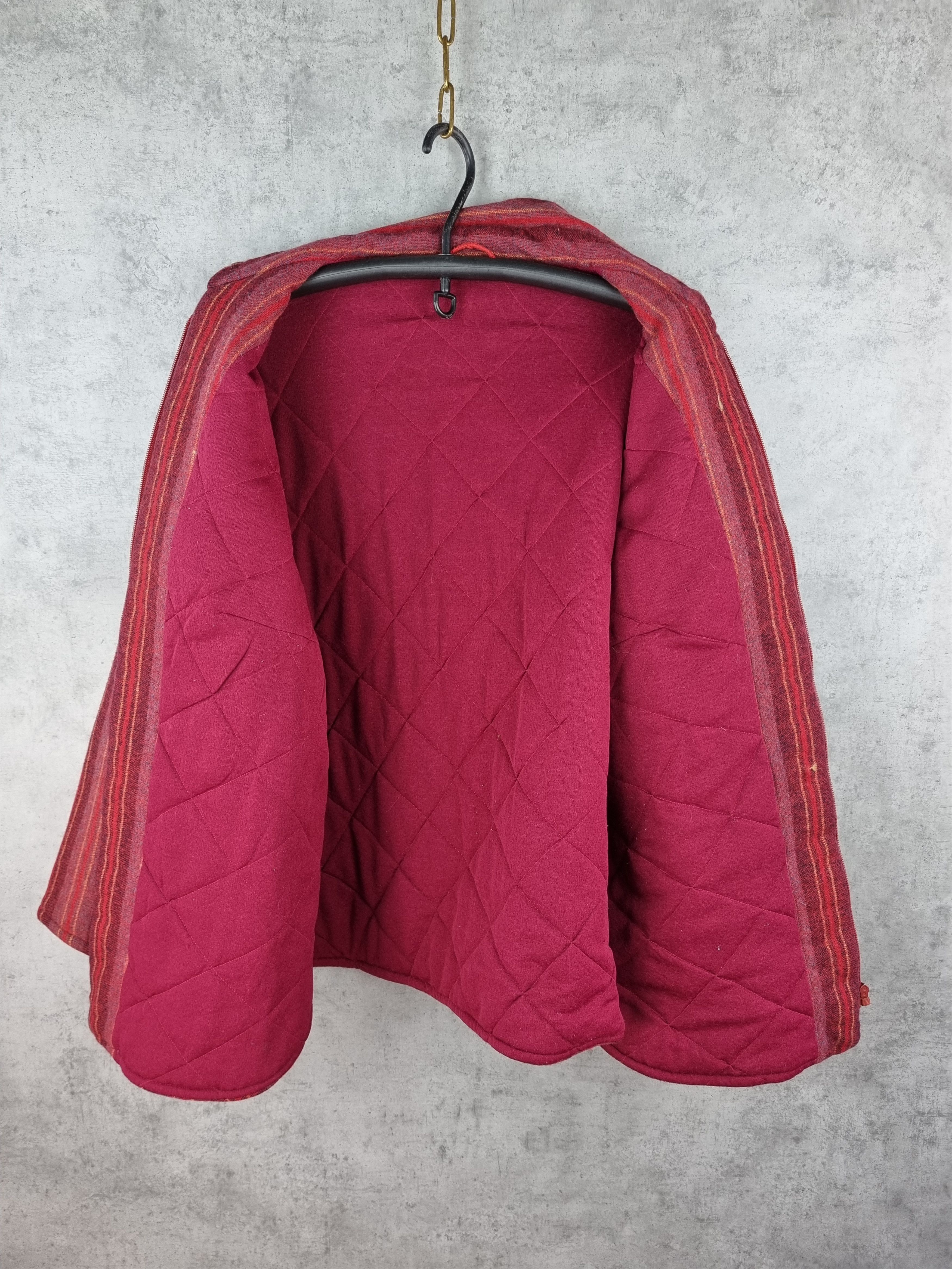 Native 70s Rare Quilted Native Light Wool Jacket Pendelton Style Size US XL / EU 56 / 4 - 4 Thumbnail