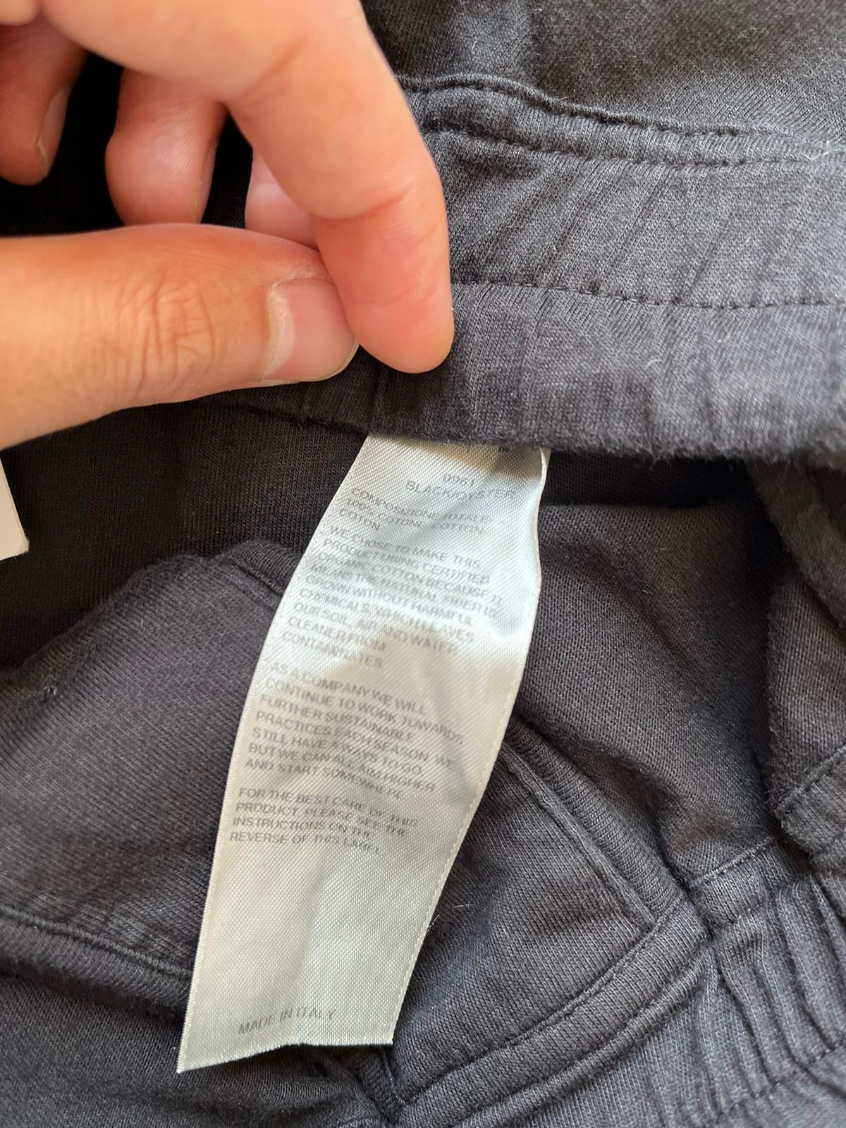Rick Owens Drkshdw Logo Prisoner Sweat Pants in Black Color Size US 30 / EU 46 - 19 Thumbnail