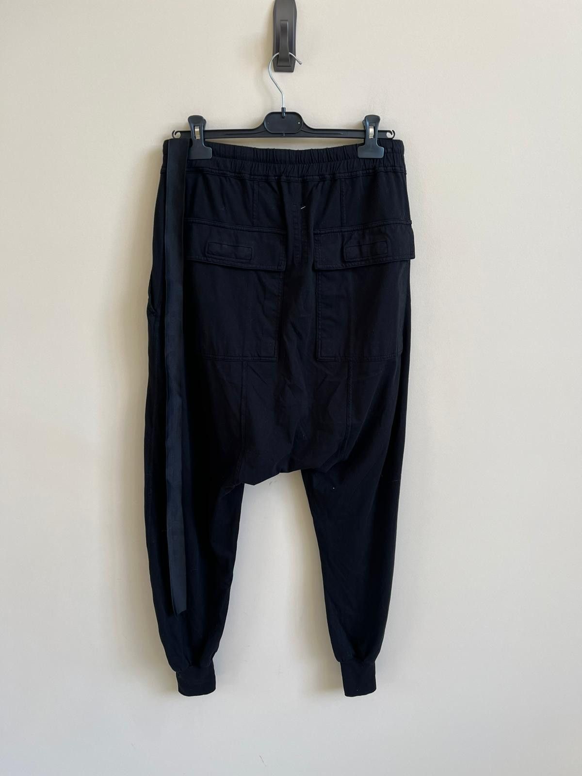 Rick Owens Drkshdw Logo Prisoner Sweat Pants in Black Color Size US 30 / EU 46 - 11 Thumbnail