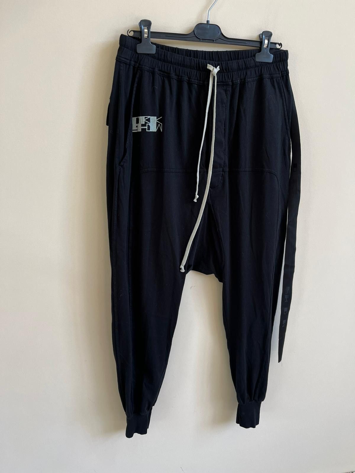 Rick Owens Drkshdw Logo Prisoner Sweat Pants in Black Color Size US 30 / EU 46 - 4 Thumbnail