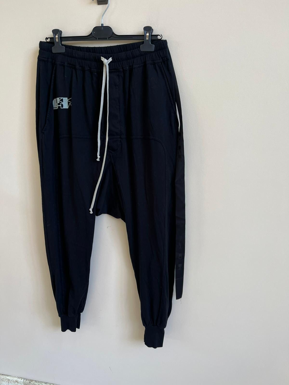 Rick Owens Drkshdw Logo Prisoner Sweat Pants in Black Color Size US 30 / EU 46 - 8 Thumbnail