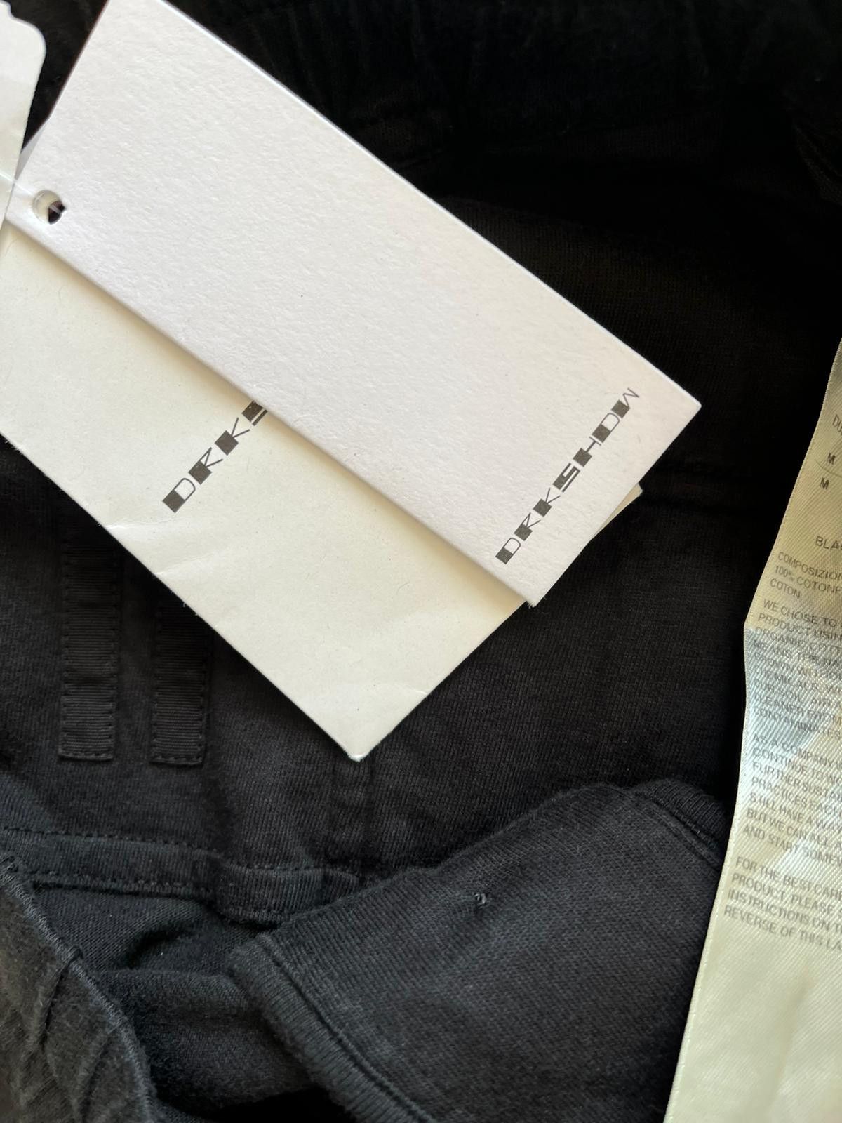 Rick Owens Drkshdw Logo Prisoner Sweat Pants in Black Color Size US 30 / EU 46 - 18 Thumbnail