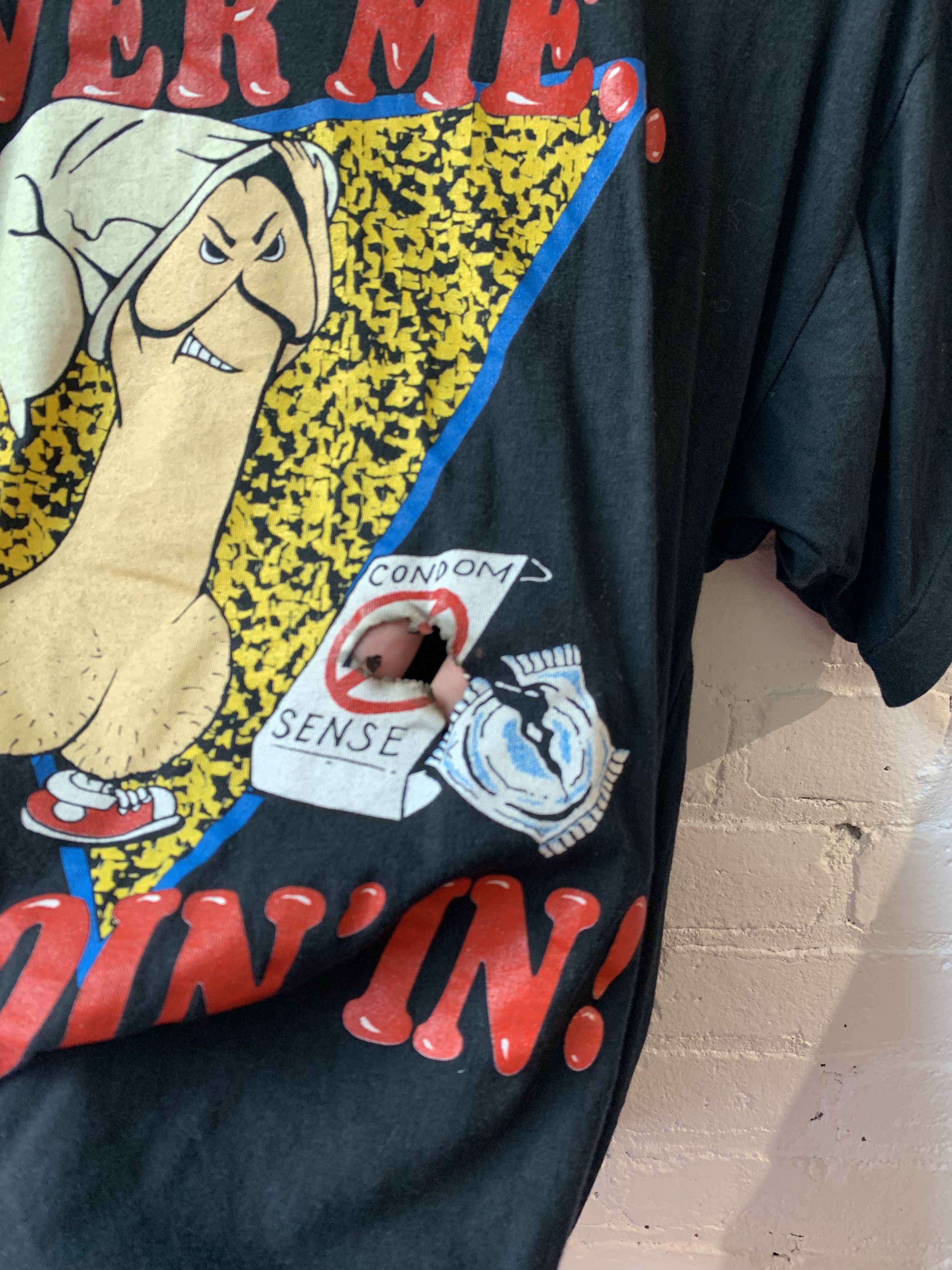 Vintage VINTAGE DICK CONDOM XXX SEX SHIRT 4GSELLER Size US XL / EU 56 / 4 - 3 Thumbnail