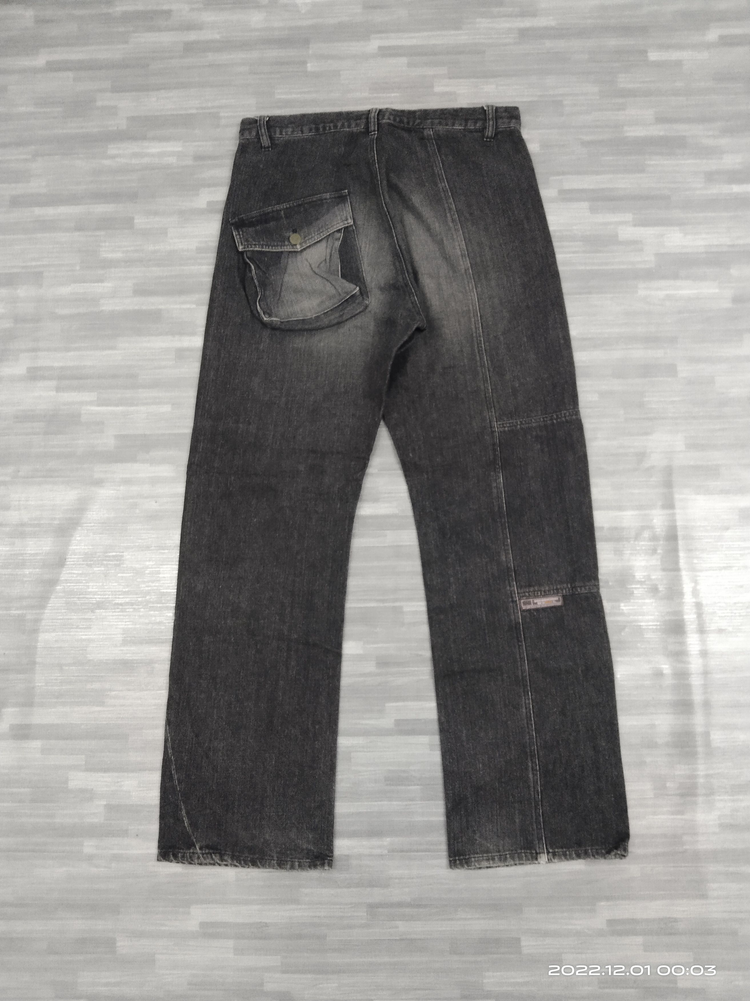 Other SUPER SICK RECONSTRUCTED UNCONSCIOUS BROTHERS DENIM PANTS Size US 32 / EU 48 - 3 Thumbnail