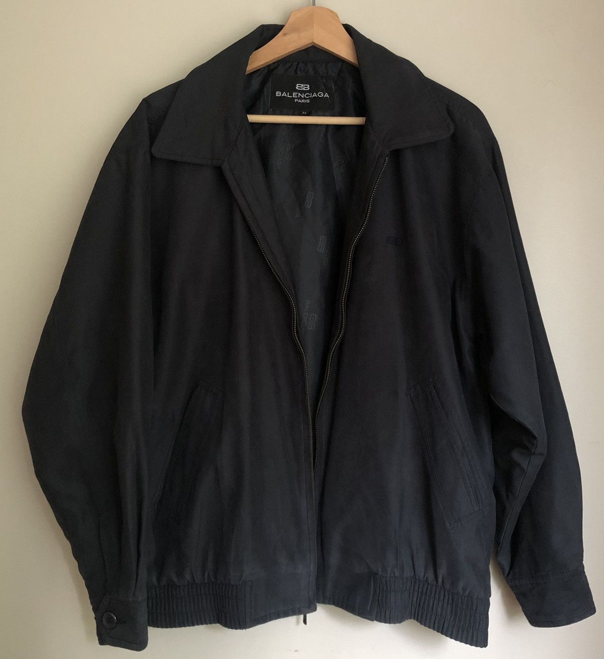 Balenciaga Vintage Brushed Cotton Blouson Jacket Size US M / EU 48-50 / 2 - 11 Thumbnail