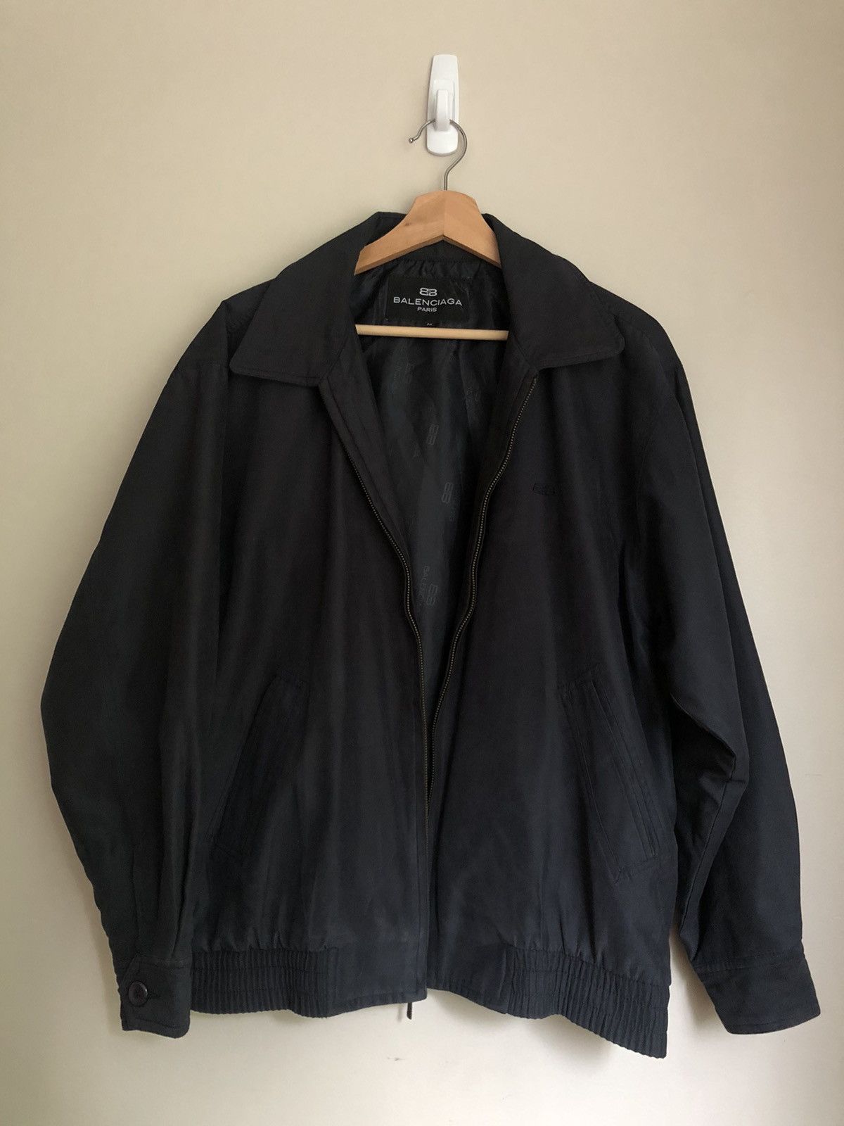 Balenciaga Vintage Brushed Cotton Blouson Jacket Size US M / EU 48-50 / 2 - 10 Thumbnail