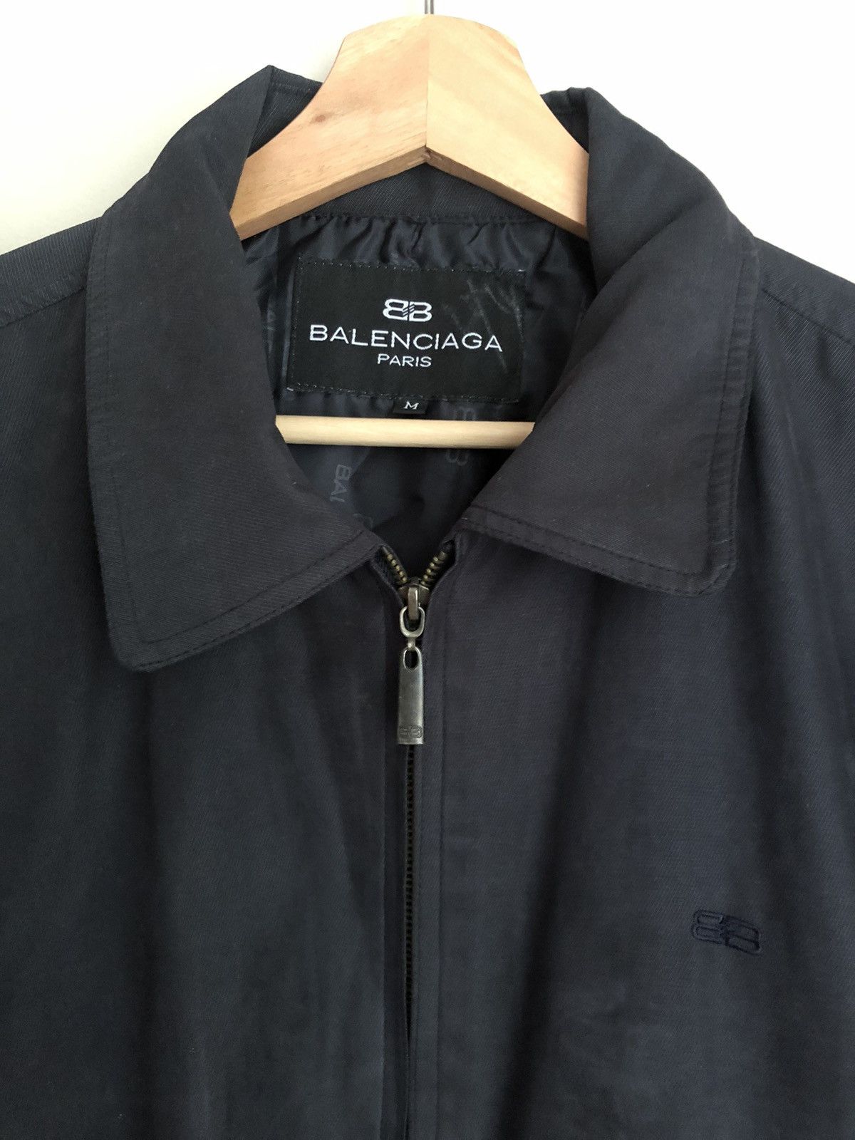 Balenciaga Vintage Brushed Cotton Blouson Jacket Size US M / EU 48-50 / 2 - 13 Thumbnail