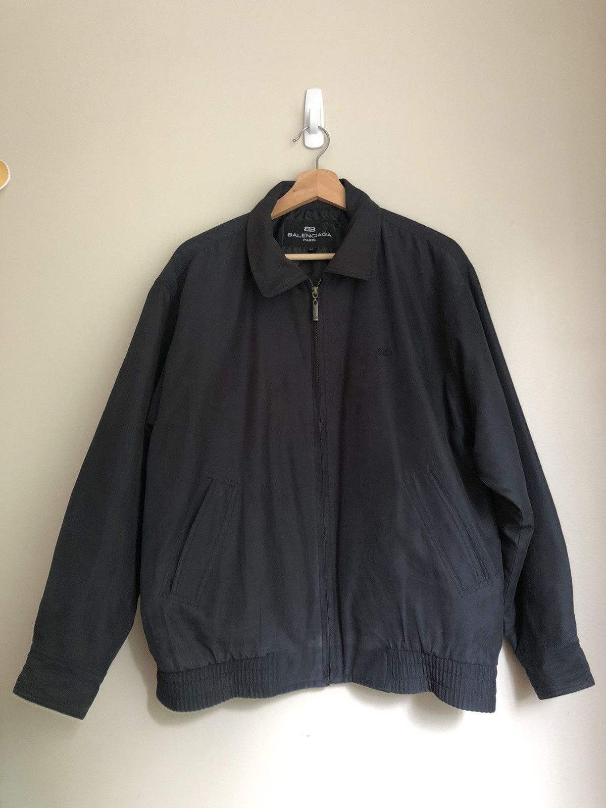Balenciaga Vintage Brushed Cotton Blouson Jacket Size US M / EU 48-50 / 2 - 12 Thumbnail