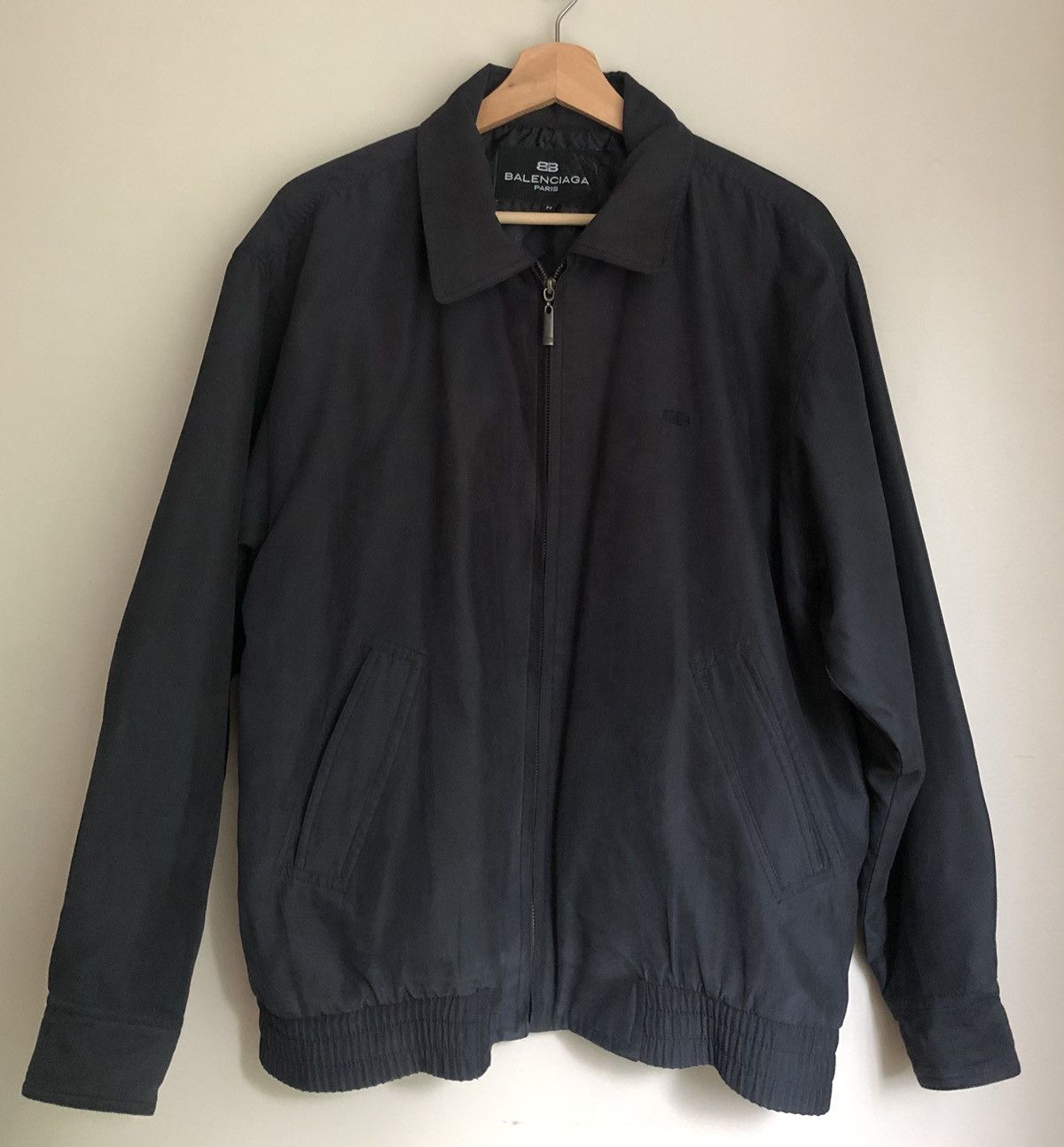 Balenciaga Vintage Brushed Cotton Blouson Jacket Size US M / EU 48-50 / 2 - 14 Thumbnail