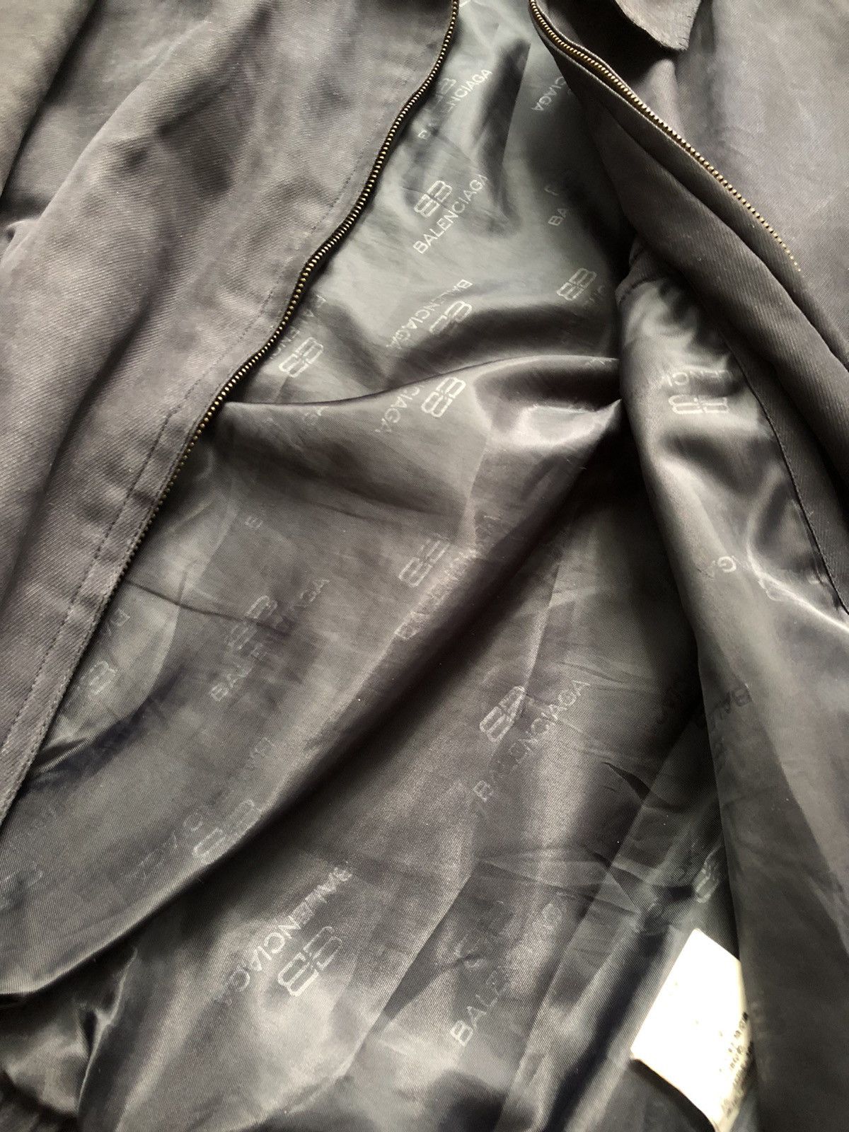 Balenciaga Vintage Brushed Cotton Blouson Jacket Size US M / EU 48-50 / 2 - 7 Thumbnail