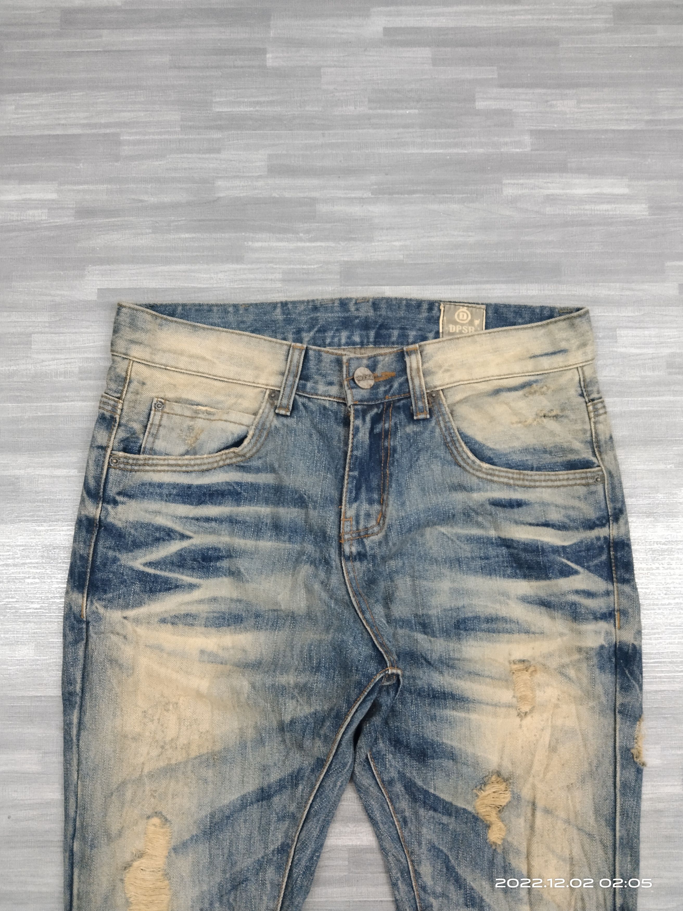If Six Was Nine × Rusty SUPER SICK RIPED RUSTY DPSR DENIM PANTS Size US 31 - 5 Thumbnail