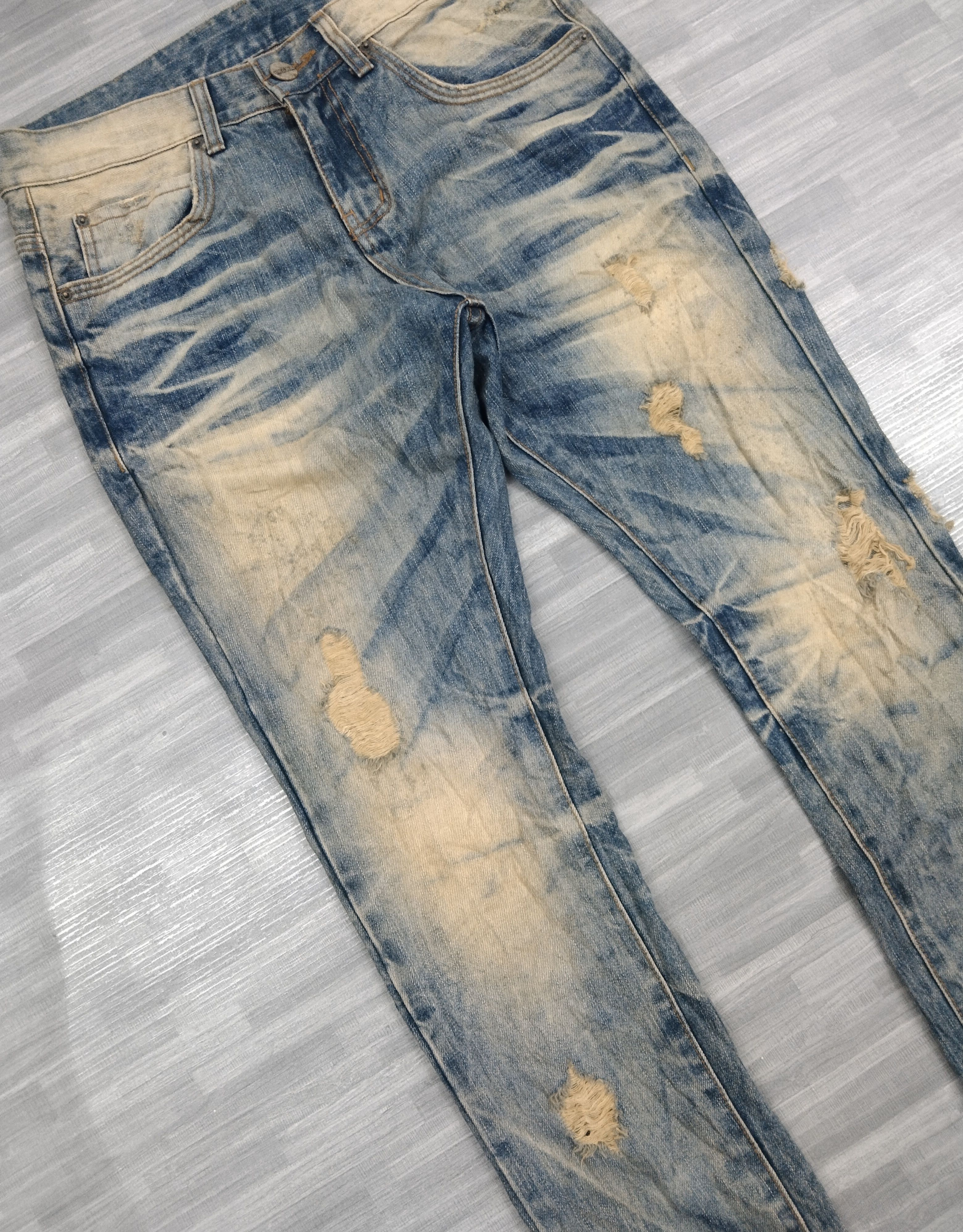 If Six Was Nine × Rusty SUPER SICK RIPED RUSTY DPSR DENIM PANTS Size US 31 - 4 Thumbnail