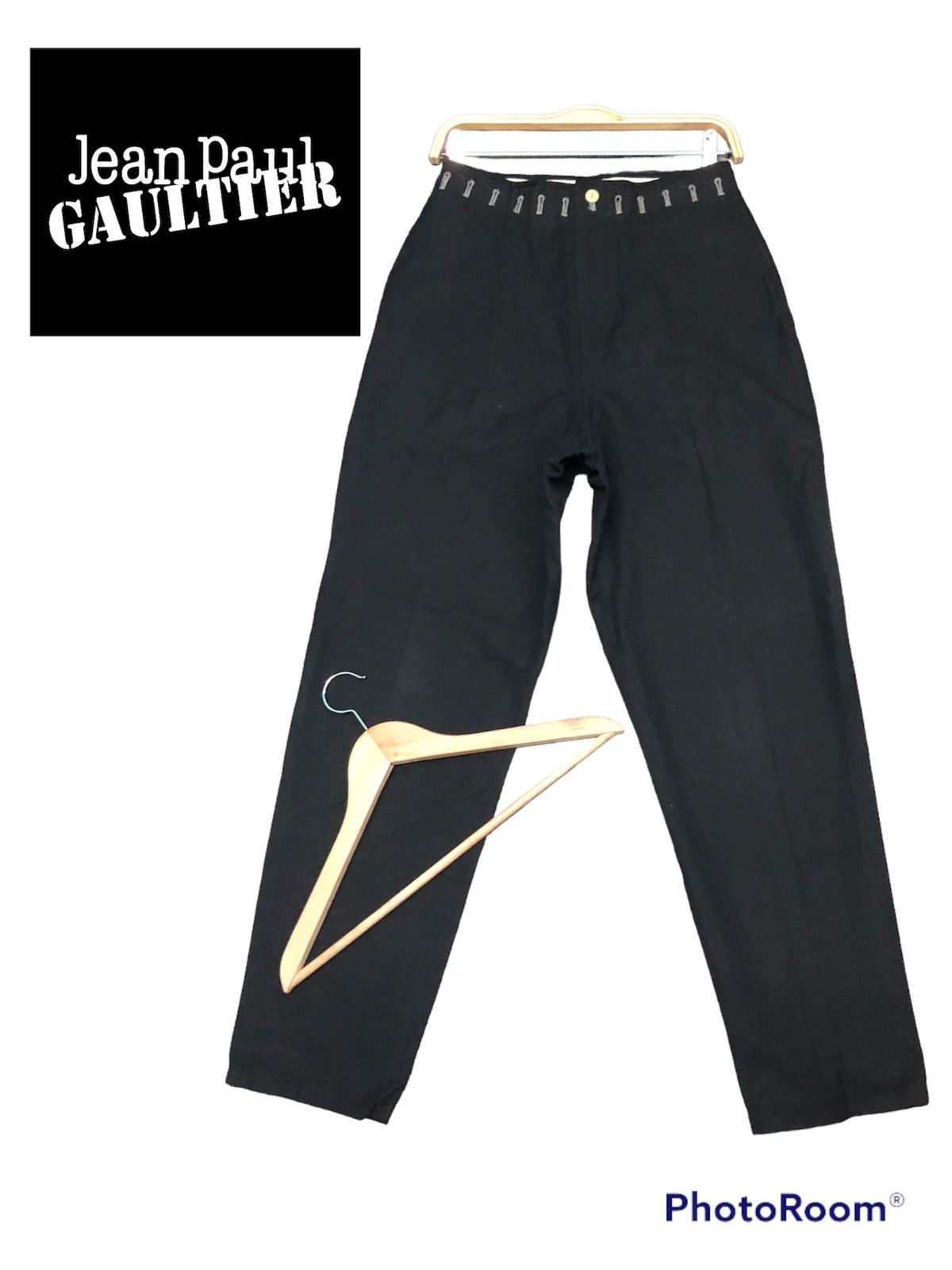 Jean Paul Gaultier × Vintage VINTAGE JEAN PAUL GAULTIER CROPPED BAGGY FIT TROUSERS PANTS Size US 28 / EU 44 - 1 Thumbnail