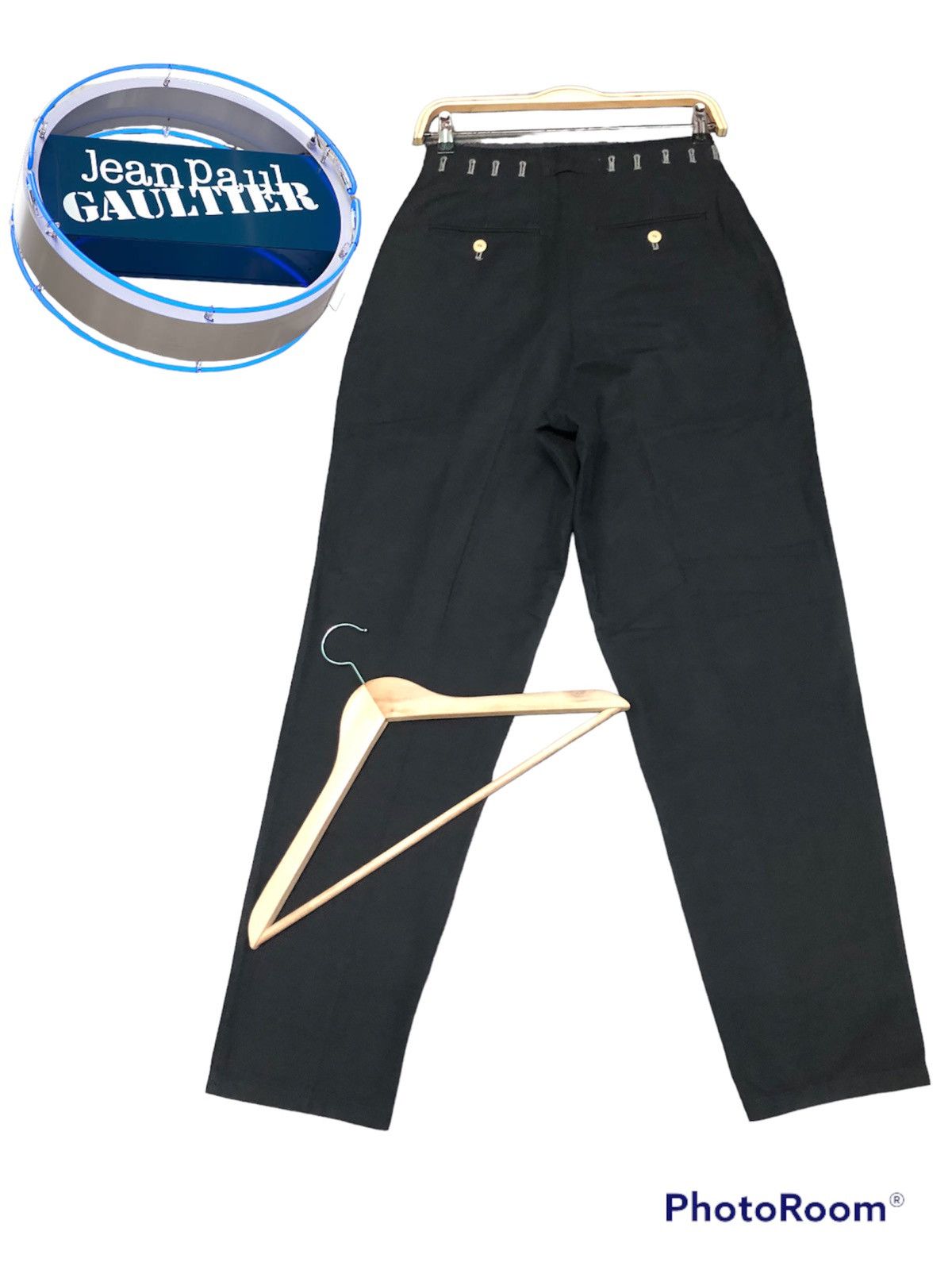 Jean Paul Gaultier × Vintage VINTAGE JEAN PAUL GAULTIER CROPPED BAGGY FIT TROUSERS PANTS Size US 28 / EU 44 - 2 Thumbnail