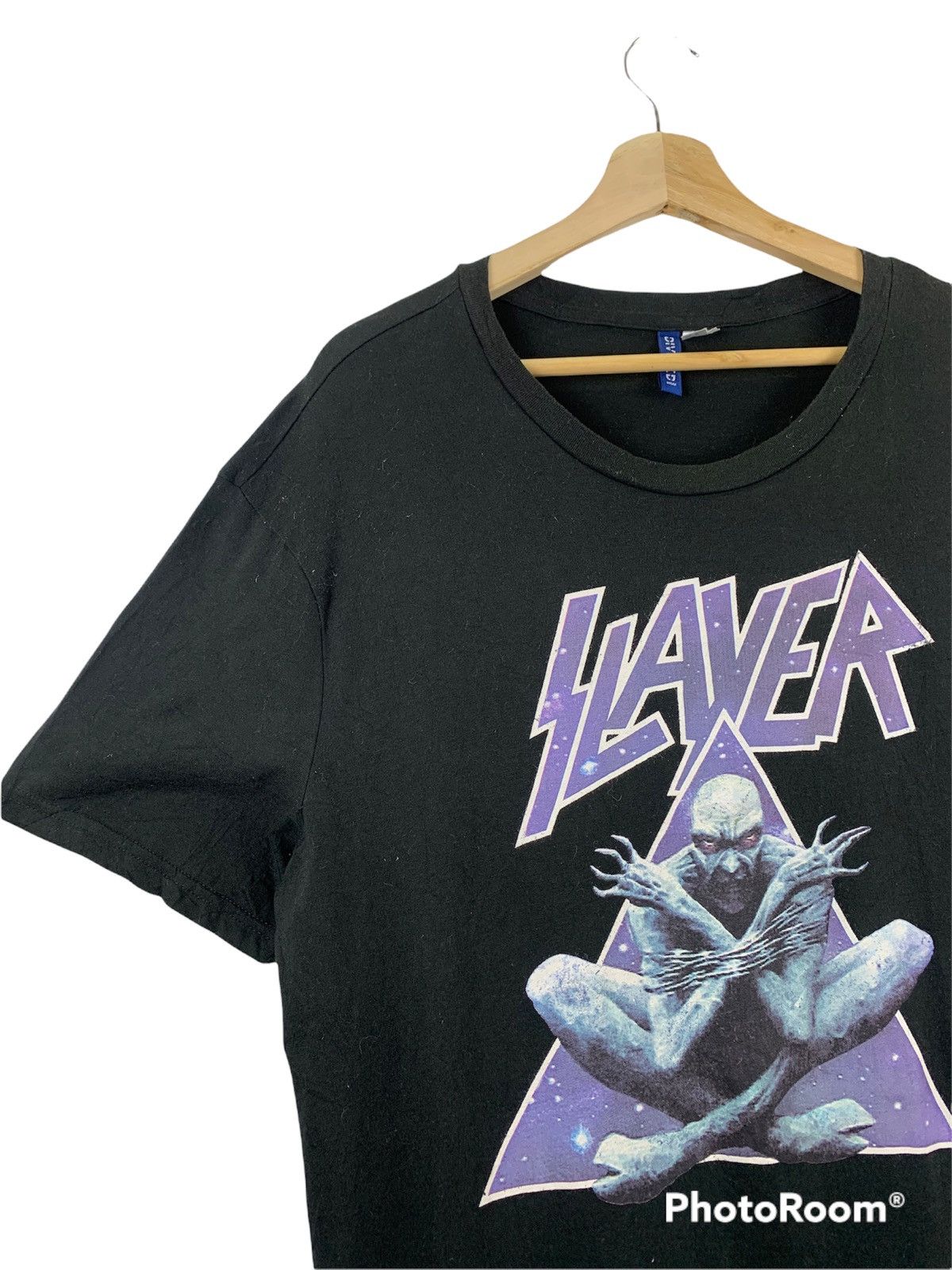 Band Tees 2017 SLAYER ROCK BAND BLACK T-SHIRT Size US M / EU 48-50 / 2 - 5 Thumbnail