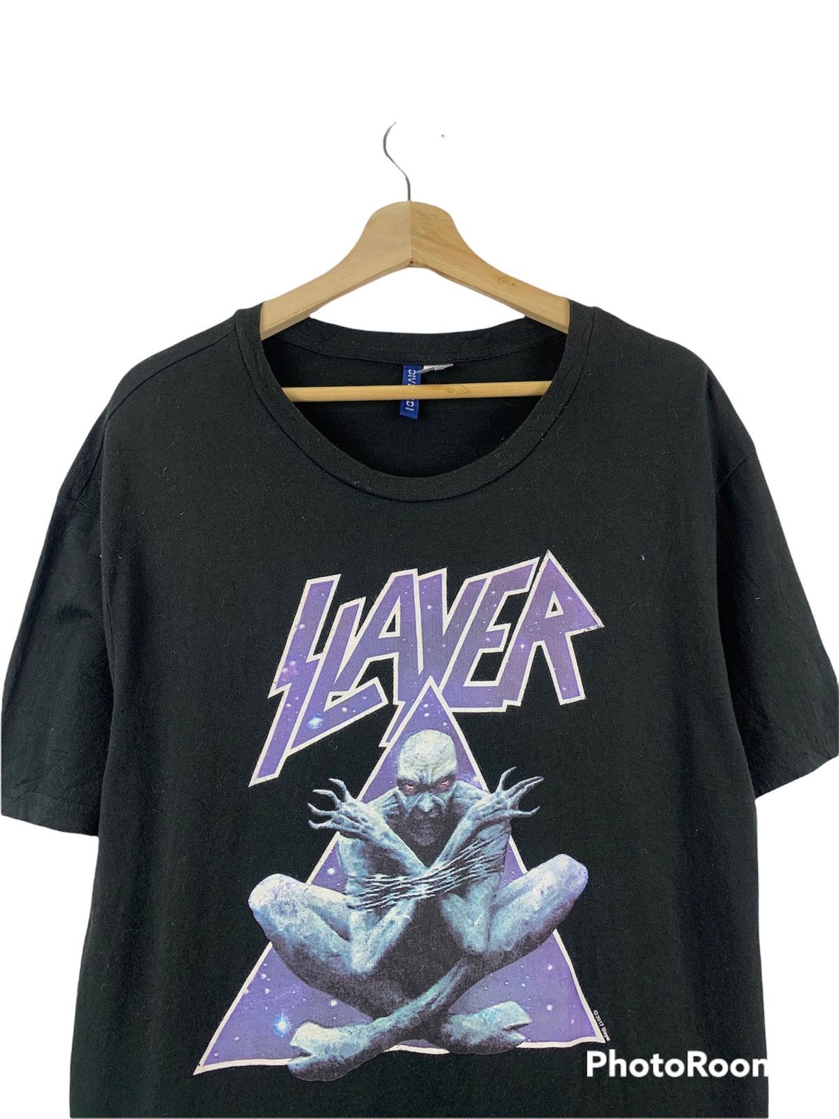 Band Tees 2017 SLAYER ROCK BAND BLACK T-SHIRT Size US M / EU 48-50 / 2 - 4 Thumbnail