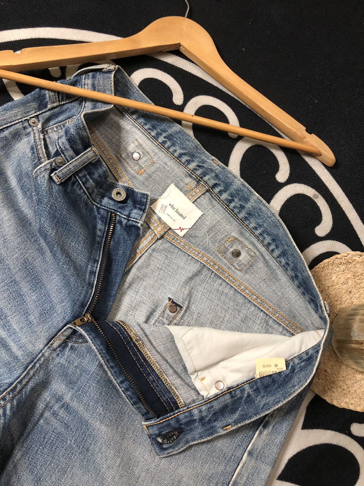 Vintage × WHIZ LIMITED VINTAGE WHIZ LIMITED BLUE WASH DISTRESSED DENIM Size US 33 - 7 Thumbnail