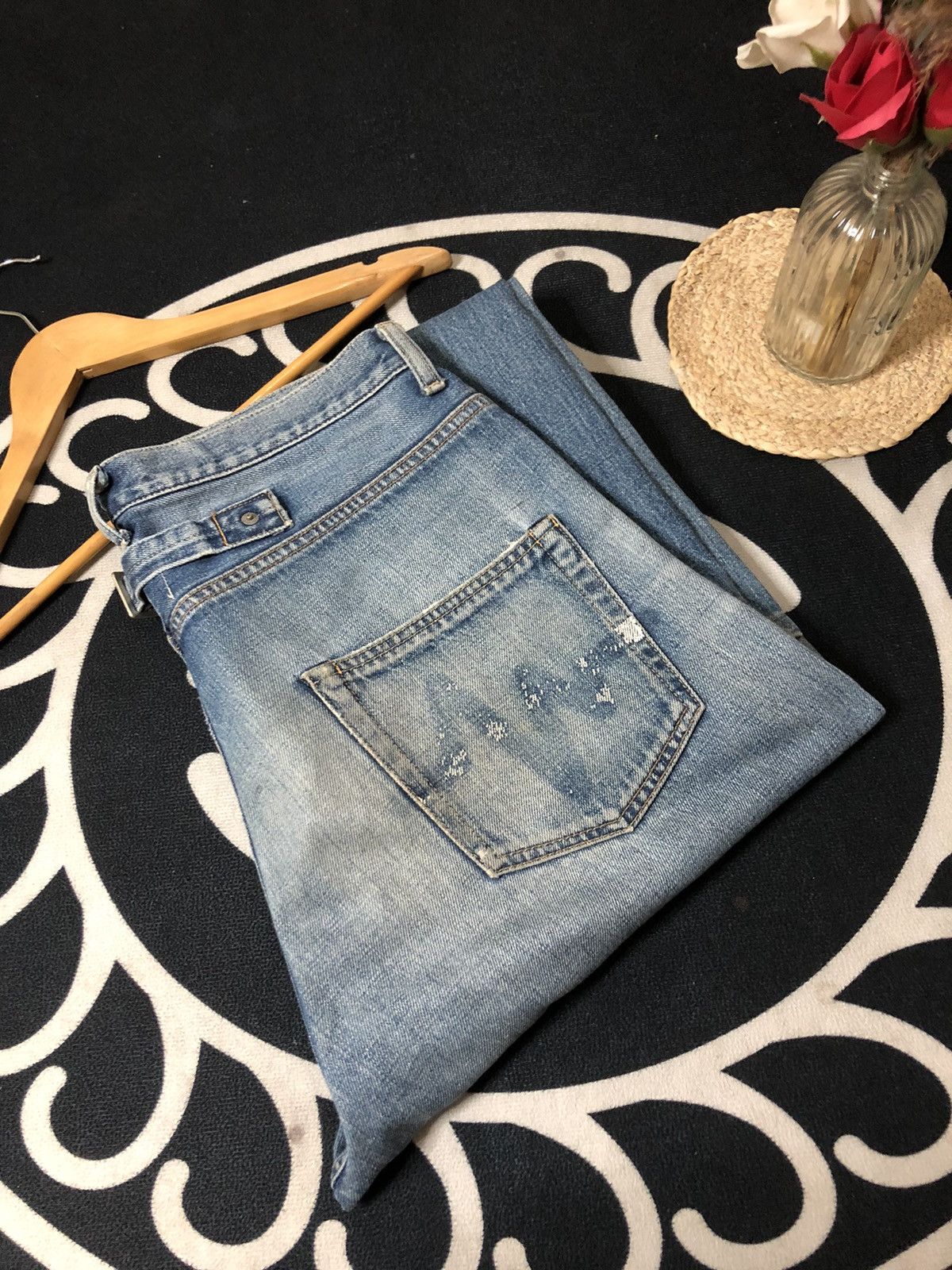 Vintage × WHIZ LIMITED VINTAGE WHIZ LIMITED BLUE WASH DISTRESSED DENIM Size US 33 - 20 Thumbnail
