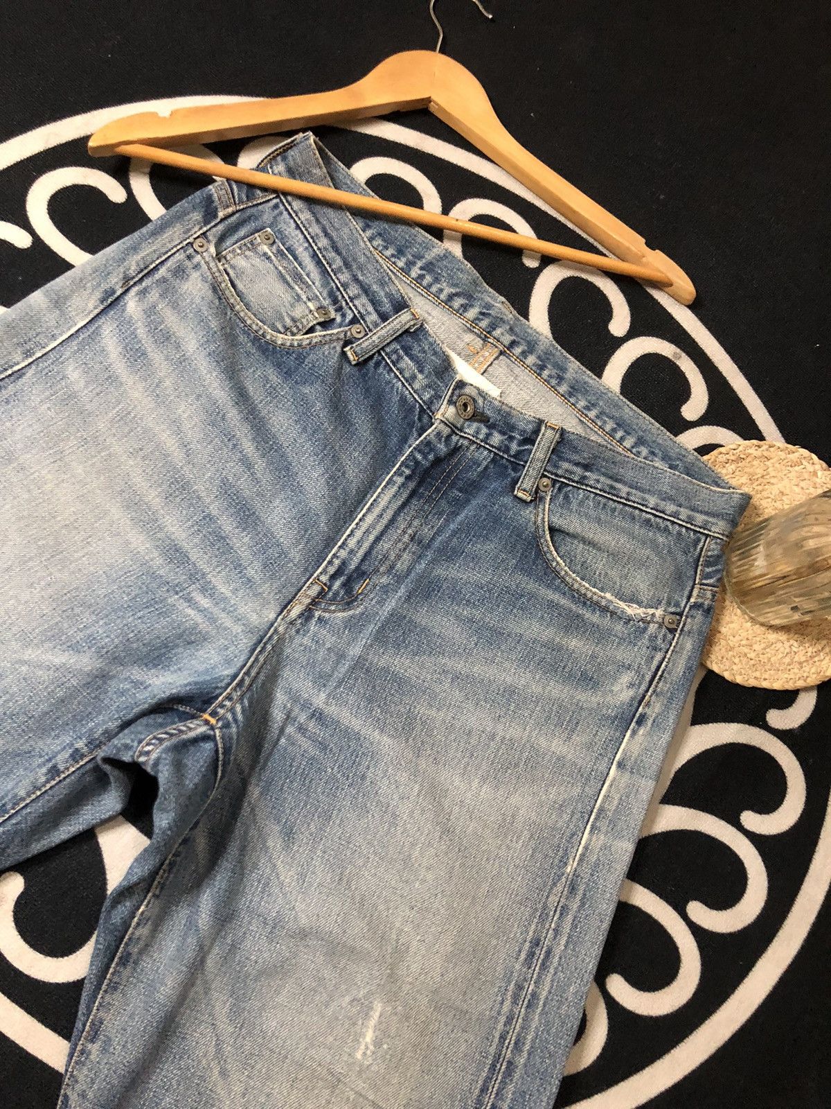 Vintage × WHIZ LIMITED VINTAGE WHIZ LIMITED BLUE WASH DISTRESSED DENIM Size US 33 - 2 Thumbnail