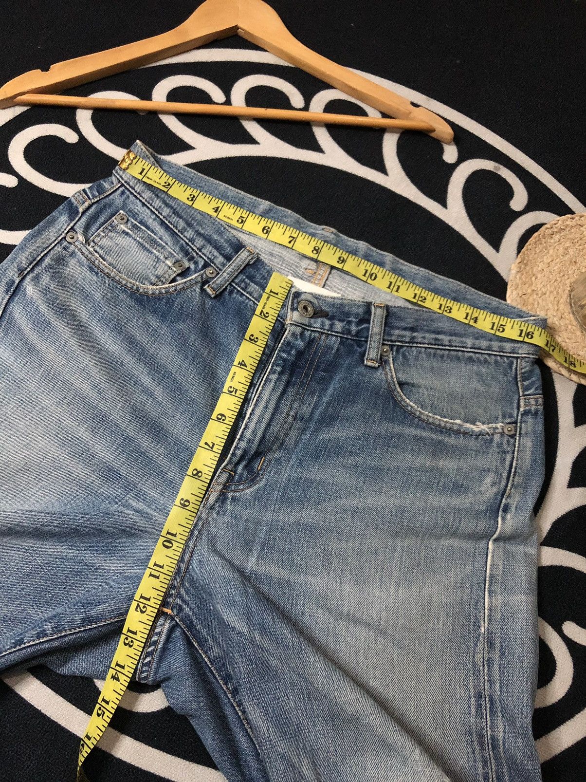 Vintage × WHIZ LIMITED VINTAGE WHIZ LIMITED BLUE WASH DISTRESSED DENIM Size US 33 - 17 Thumbnail