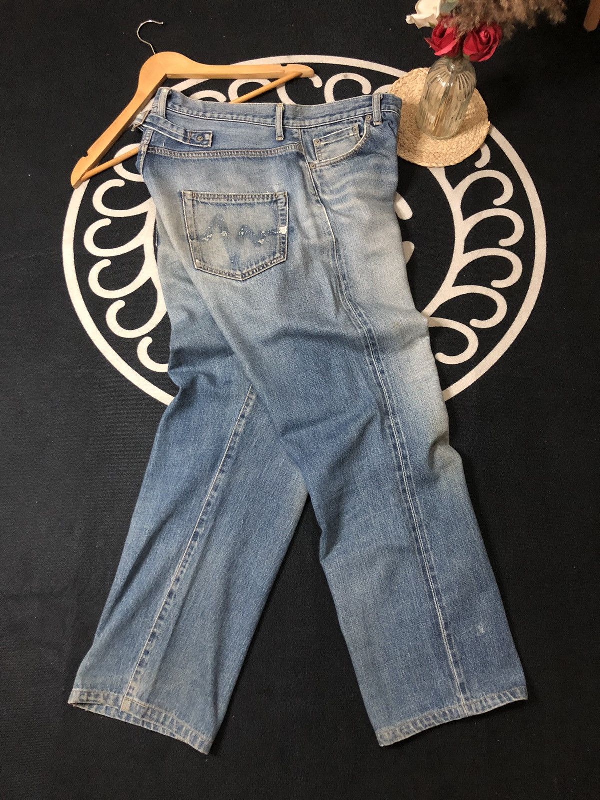Vintage × WHIZ LIMITED VINTAGE WHIZ LIMITED BLUE WASH DISTRESSED DENIM Size US 33 - 13 Thumbnail