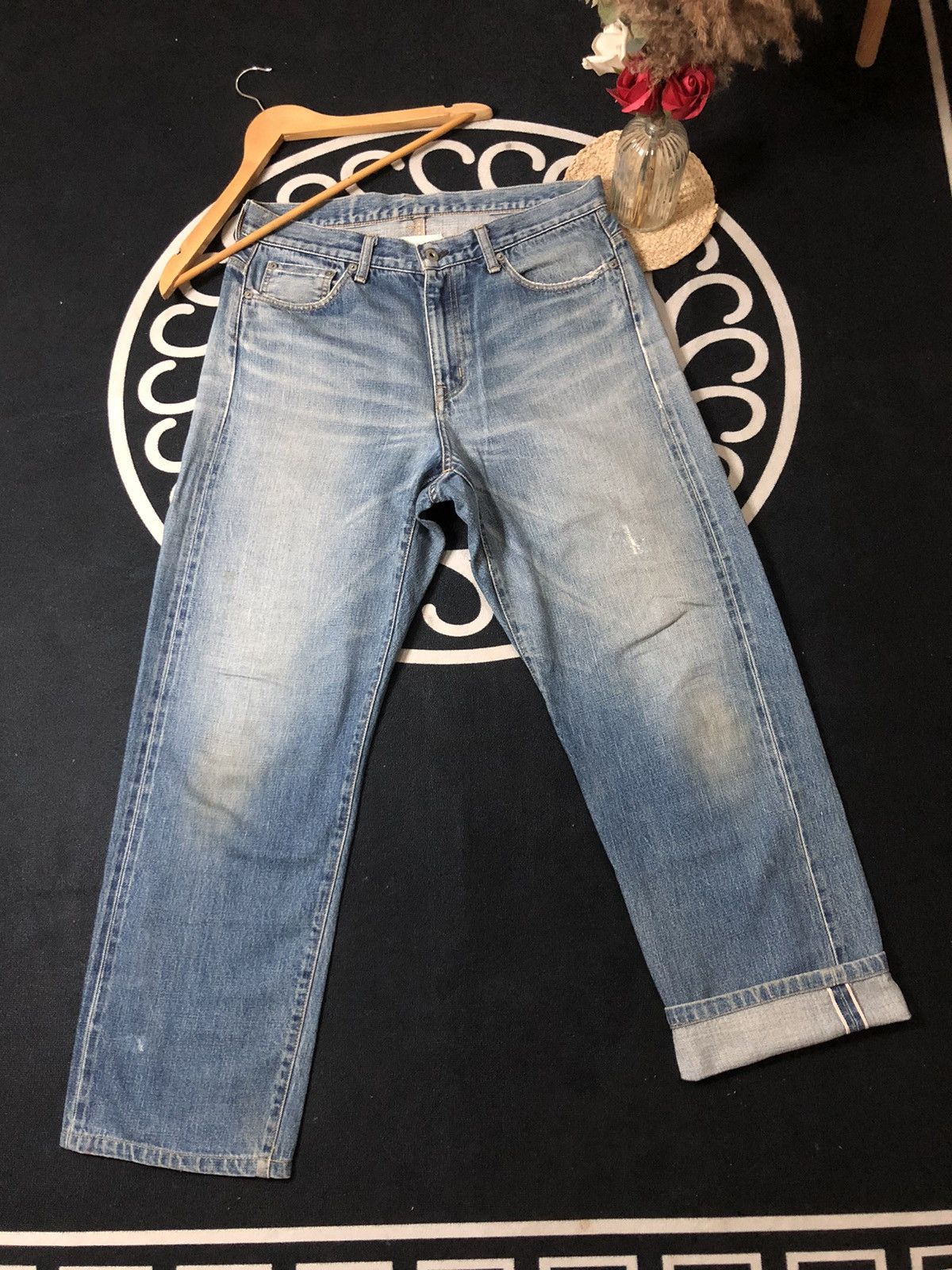 Vintage × WHIZ LIMITED VINTAGE WHIZ LIMITED BLUE WASH DISTRESSED DENIM Size US 33 - 1 Thumbnail
