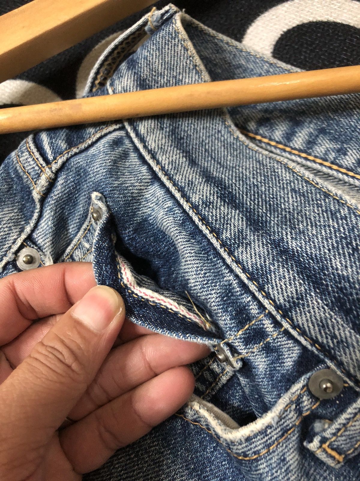Vintage × WHIZ LIMITED VINTAGE WHIZ LIMITED BLUE WASH DISTRESSED DENIM Size US 33 - 5 Thumbnail